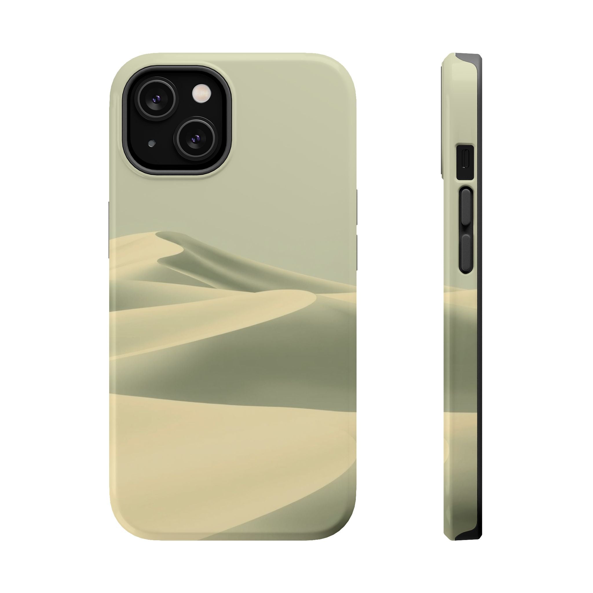 iPhone Sage And Ivory Desert Dunes Bold Modern Everyday Snap Case · iPhone Case