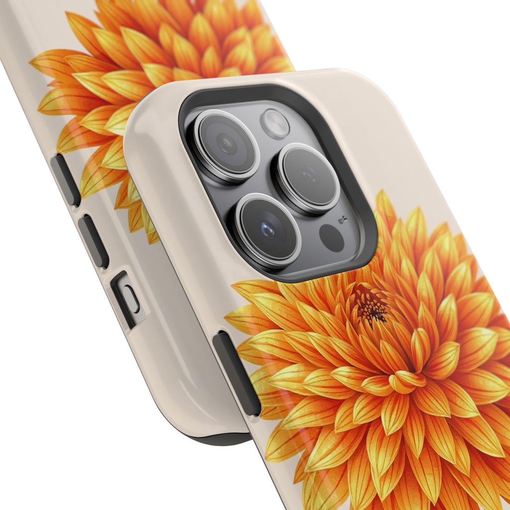 iPhone Chrysanthemum Classic Gold Foil Luxury Slim iPhone Everyday · iPhone Case