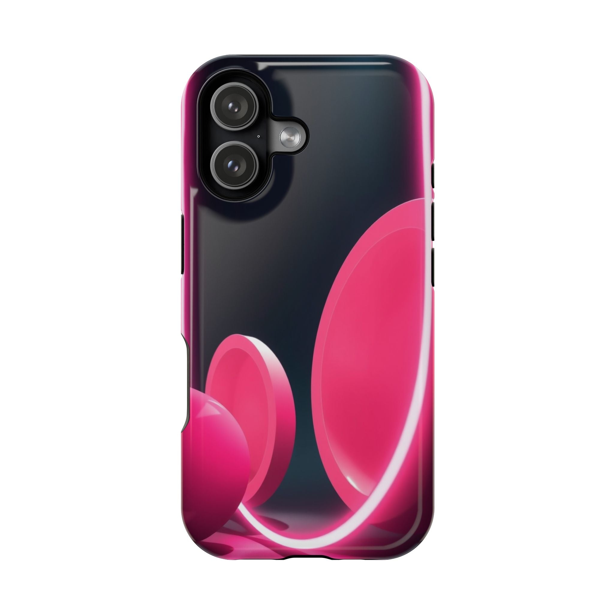 iPhone 1960s Mod Circles Neon Cyberpunk Slim Everyday Designer Case · iPhone Cas