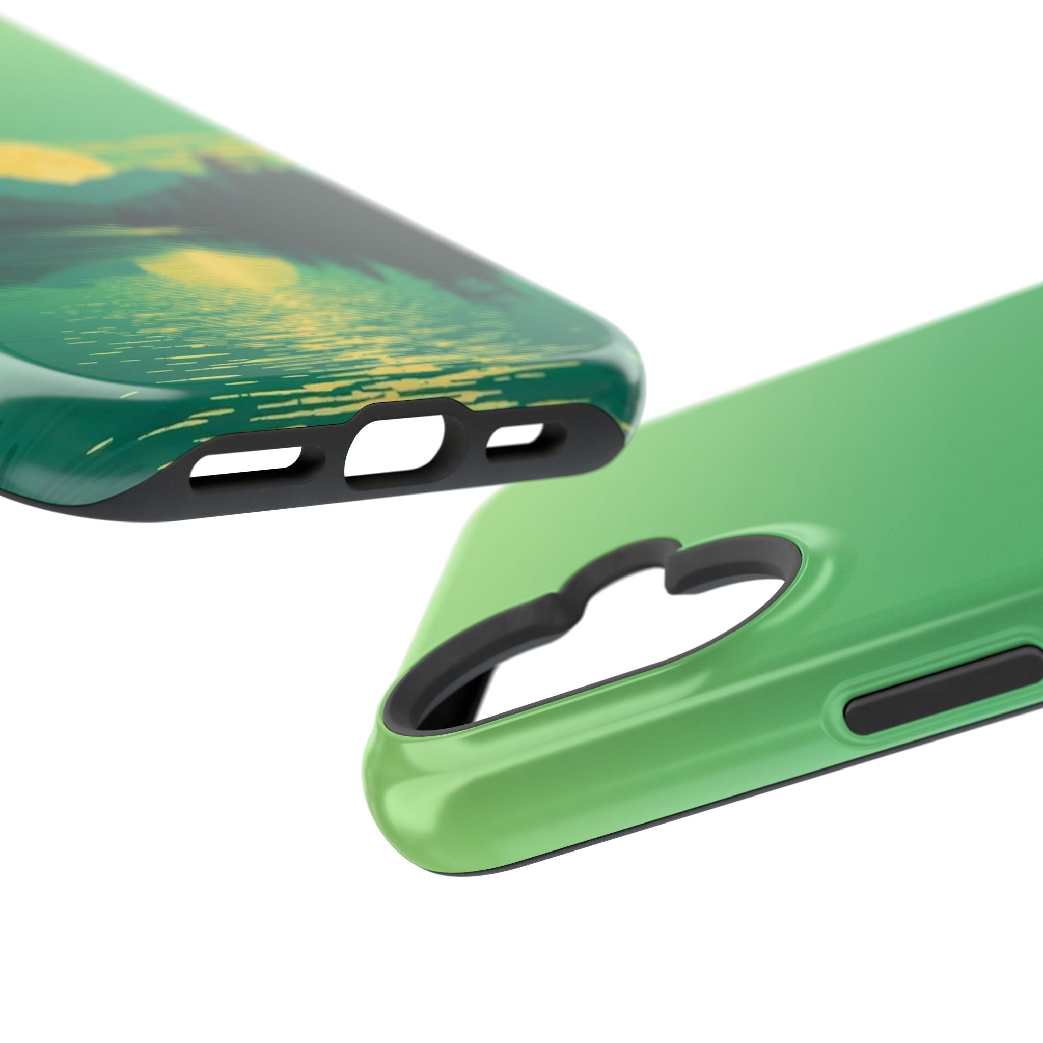 iPhone Lake at Twilight Risograph Print Slim Everyday iPhone Designer · iPhone C