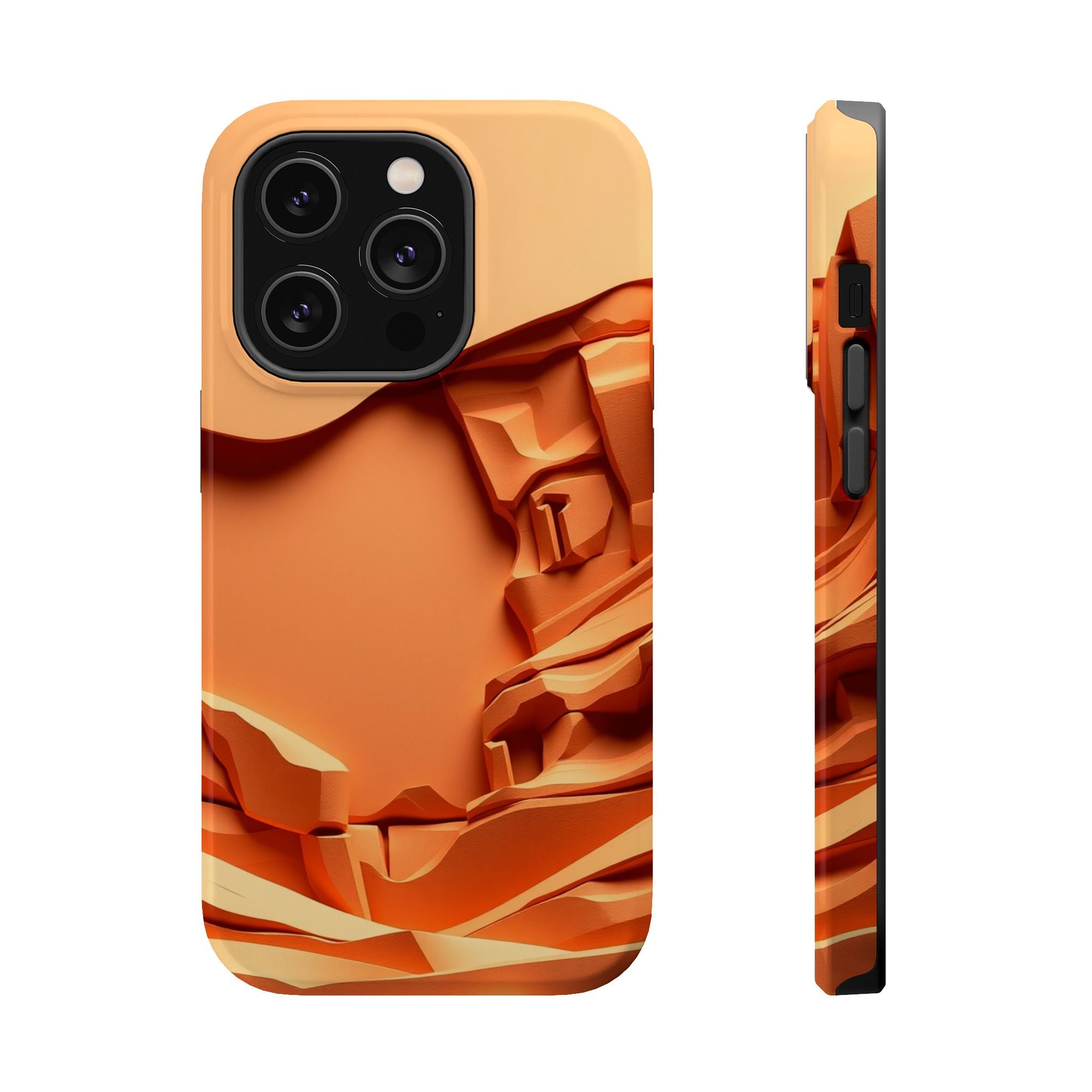 iPhone Burnt Orange And Sand Canyon Wall Slim Everyday iPhone 12 · iPhone Case