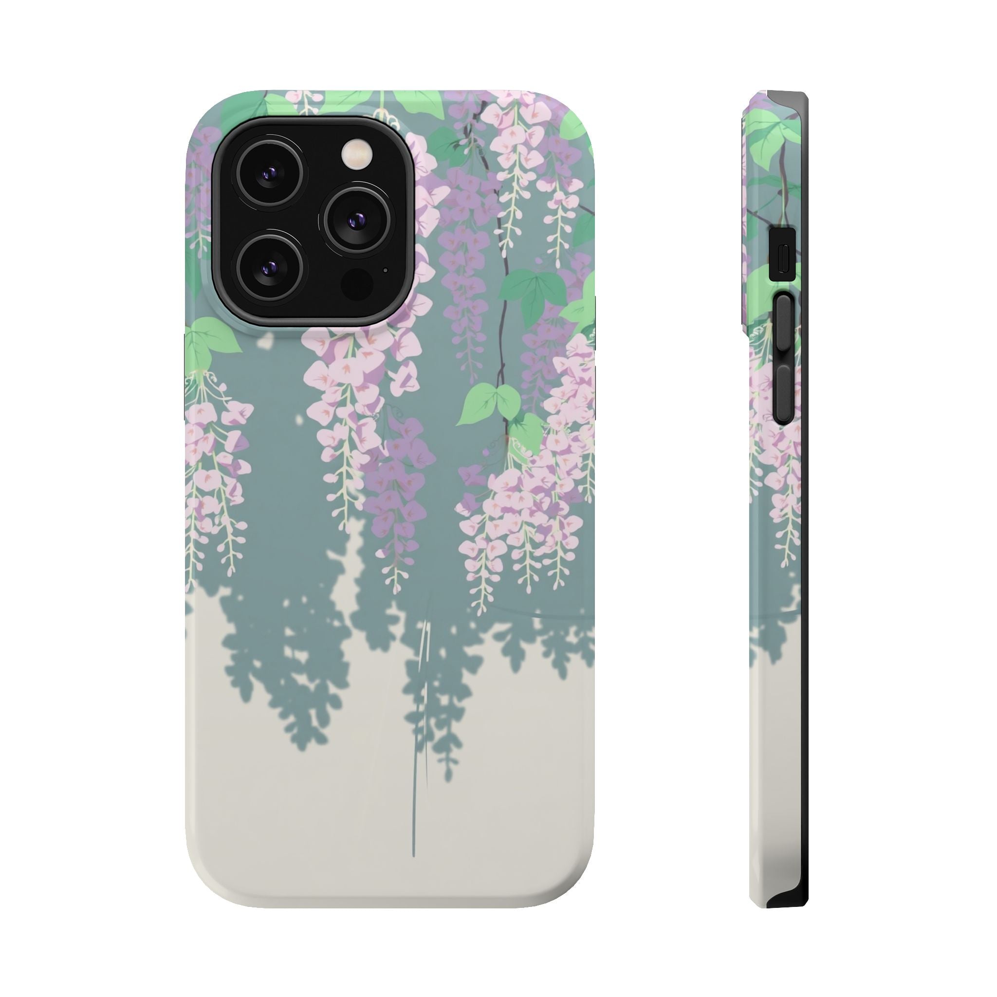 iPhone Dreamy Wisteria Cascade Design Slim Everyday Designer Case · iPhone Case