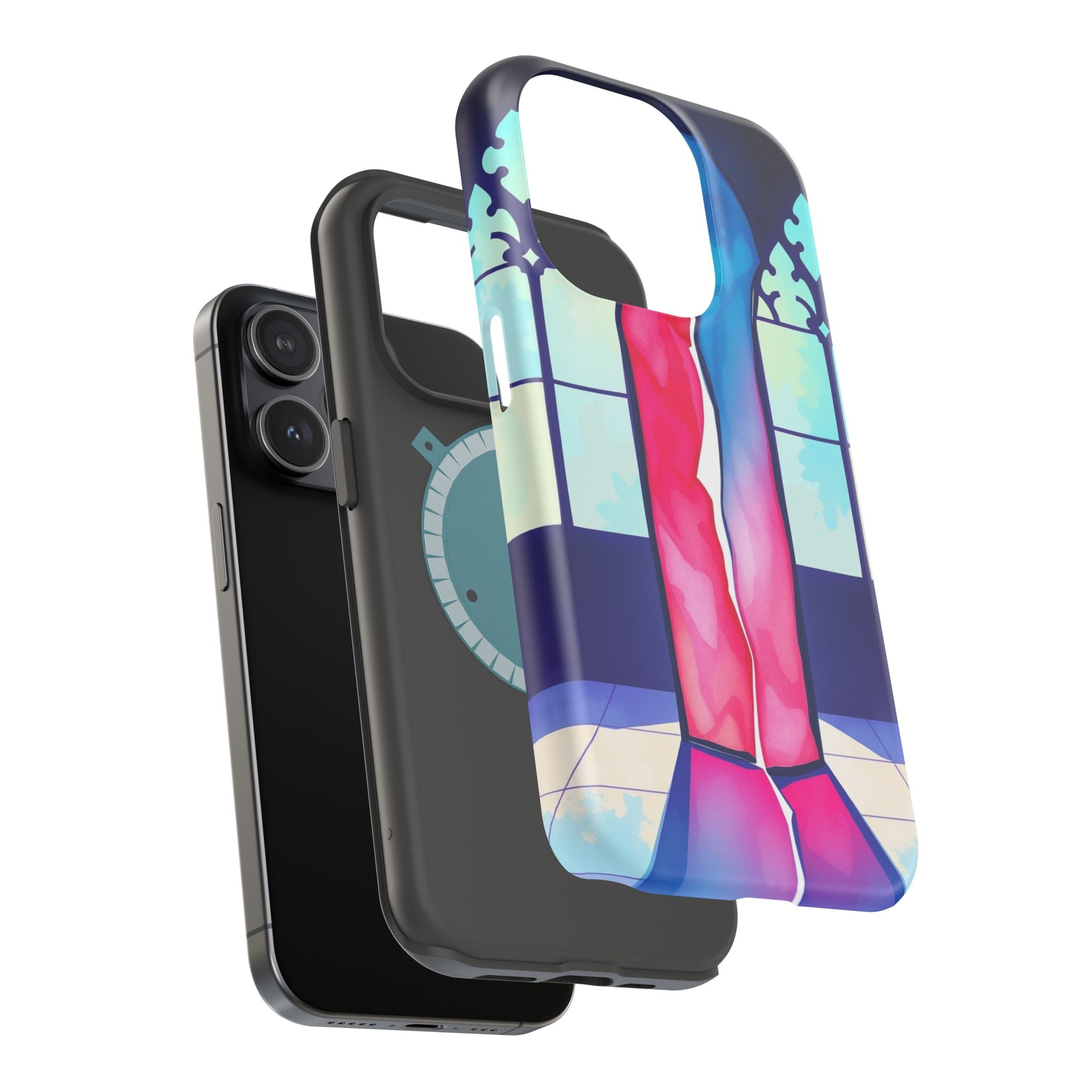 iPhone Stained Glass Break Electric Art Slim Everyday iPhone Designer · iPhone C