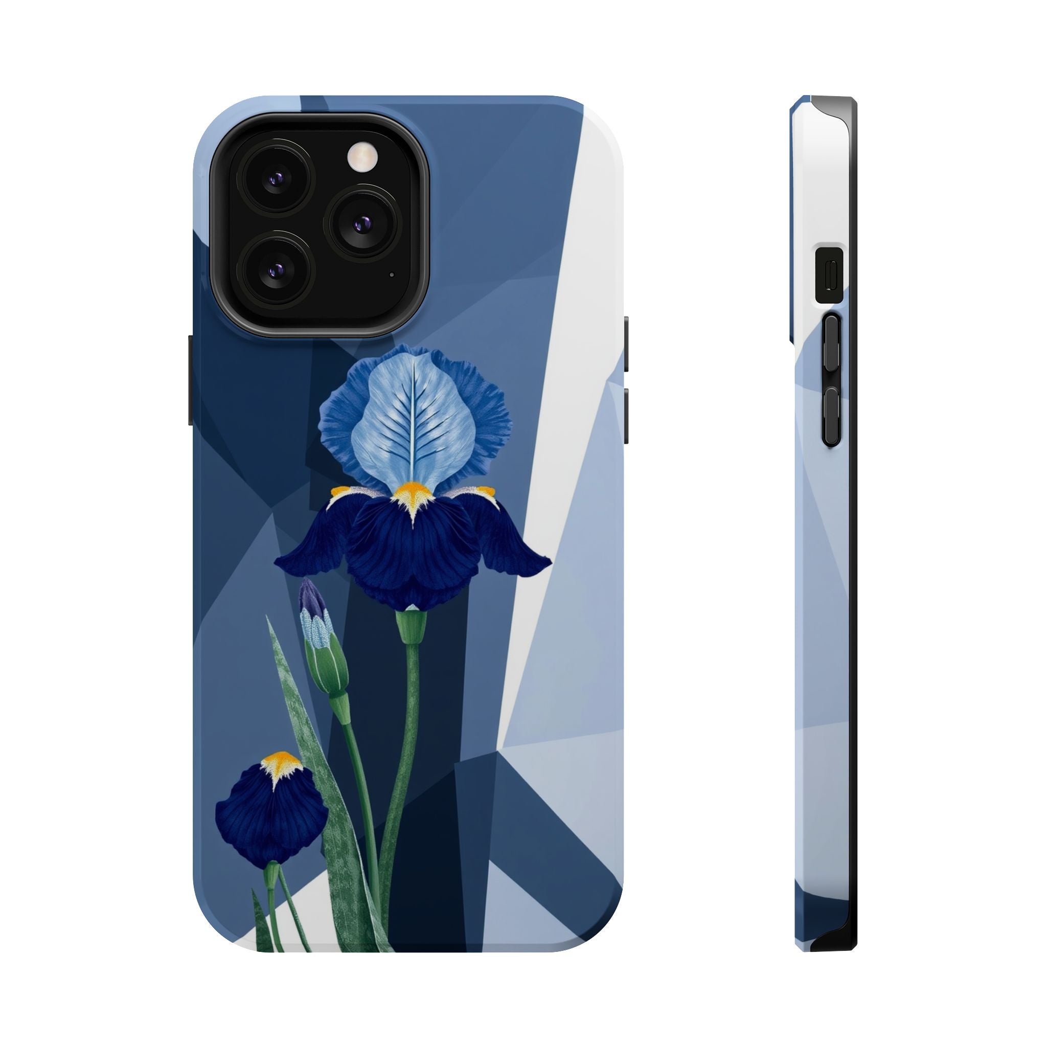iPhone Earthy Iris Garden Design Bold Modern Everyday Snap Case · iPhone Case