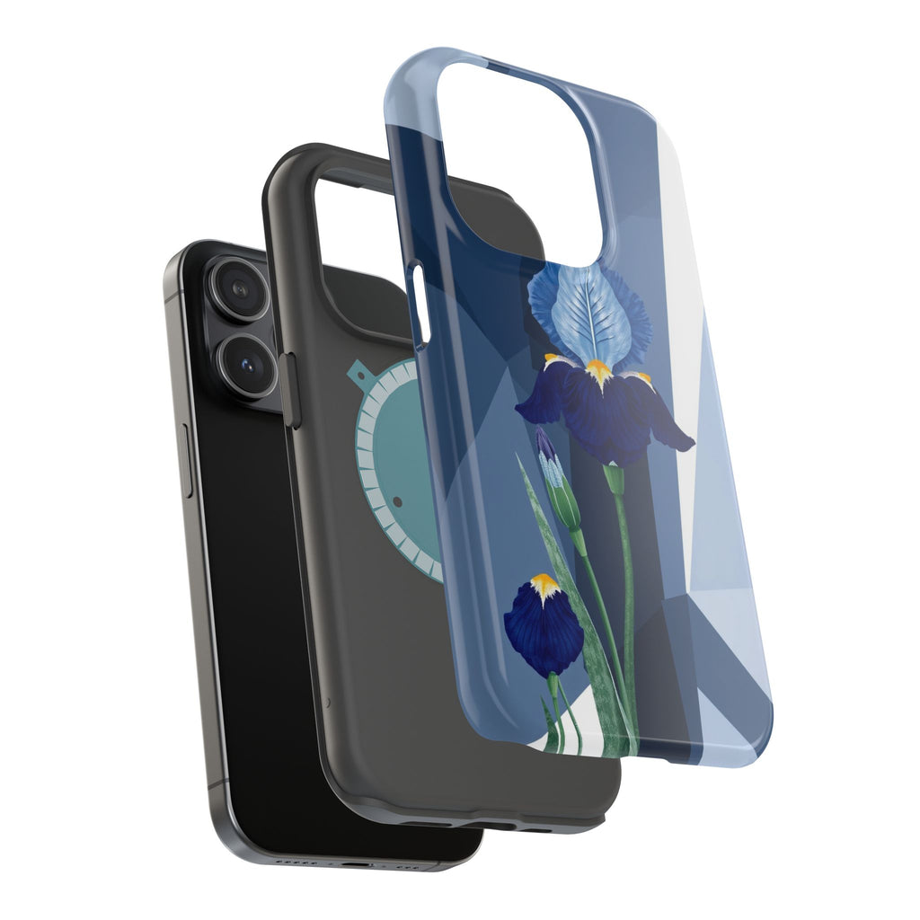 iPhone Earthy Iris Garden Design Bold Modern Everyday Snap Case · iPhone Case