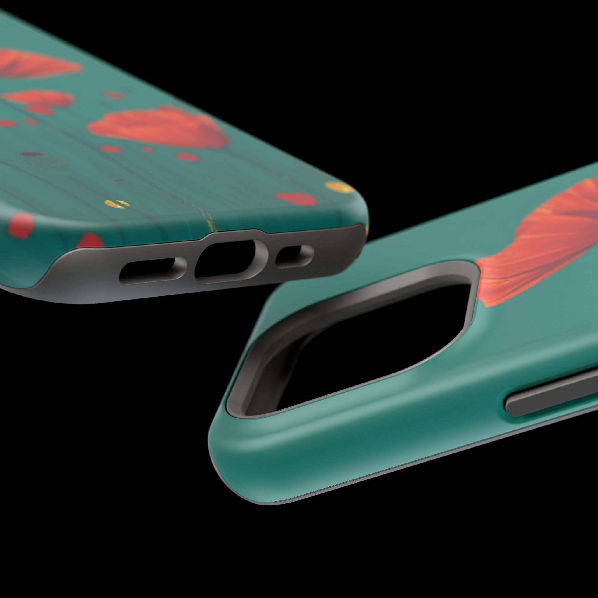 iPhone Earthy Poppy Field Design Bold Modern Everyday Snap Case · iPhone Case