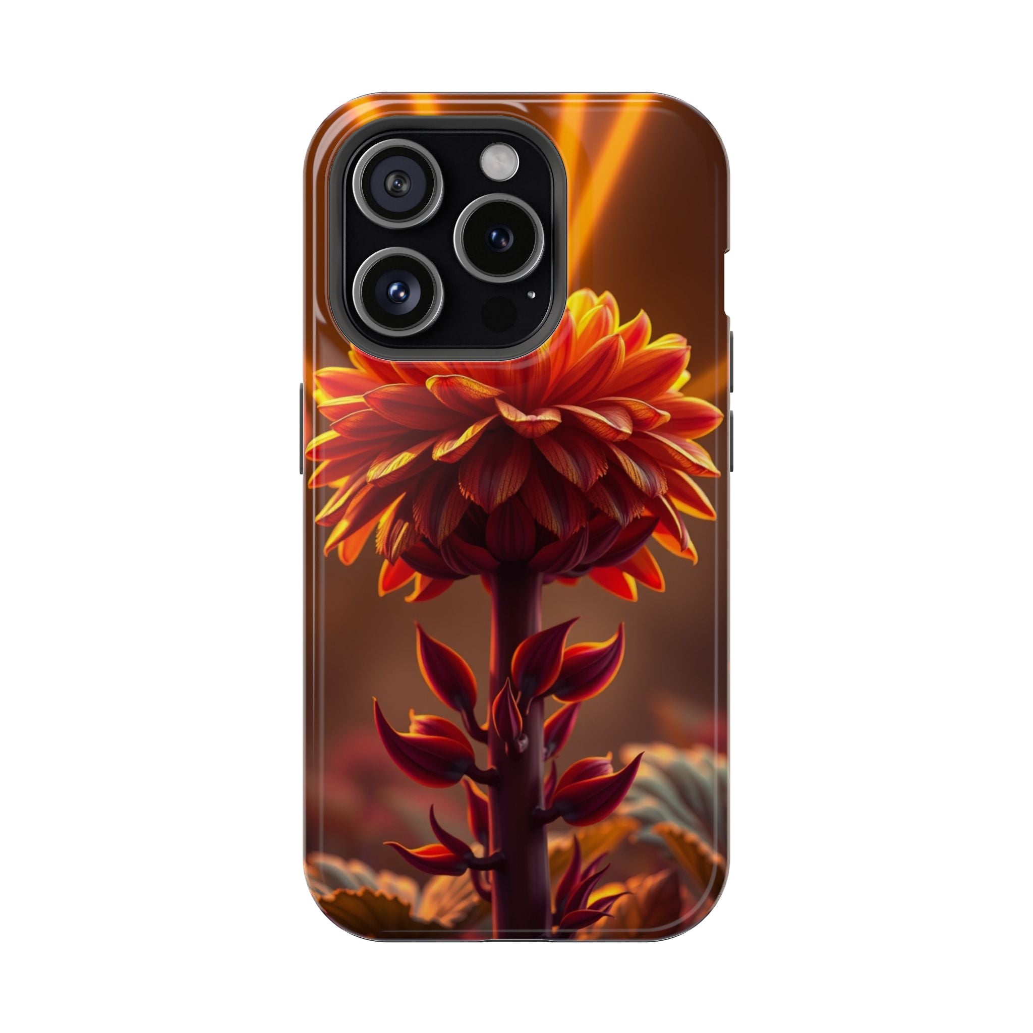iPhone Mustard And Rust Ranunculus Stack Slim Everyday iPhone Designer · iPhone