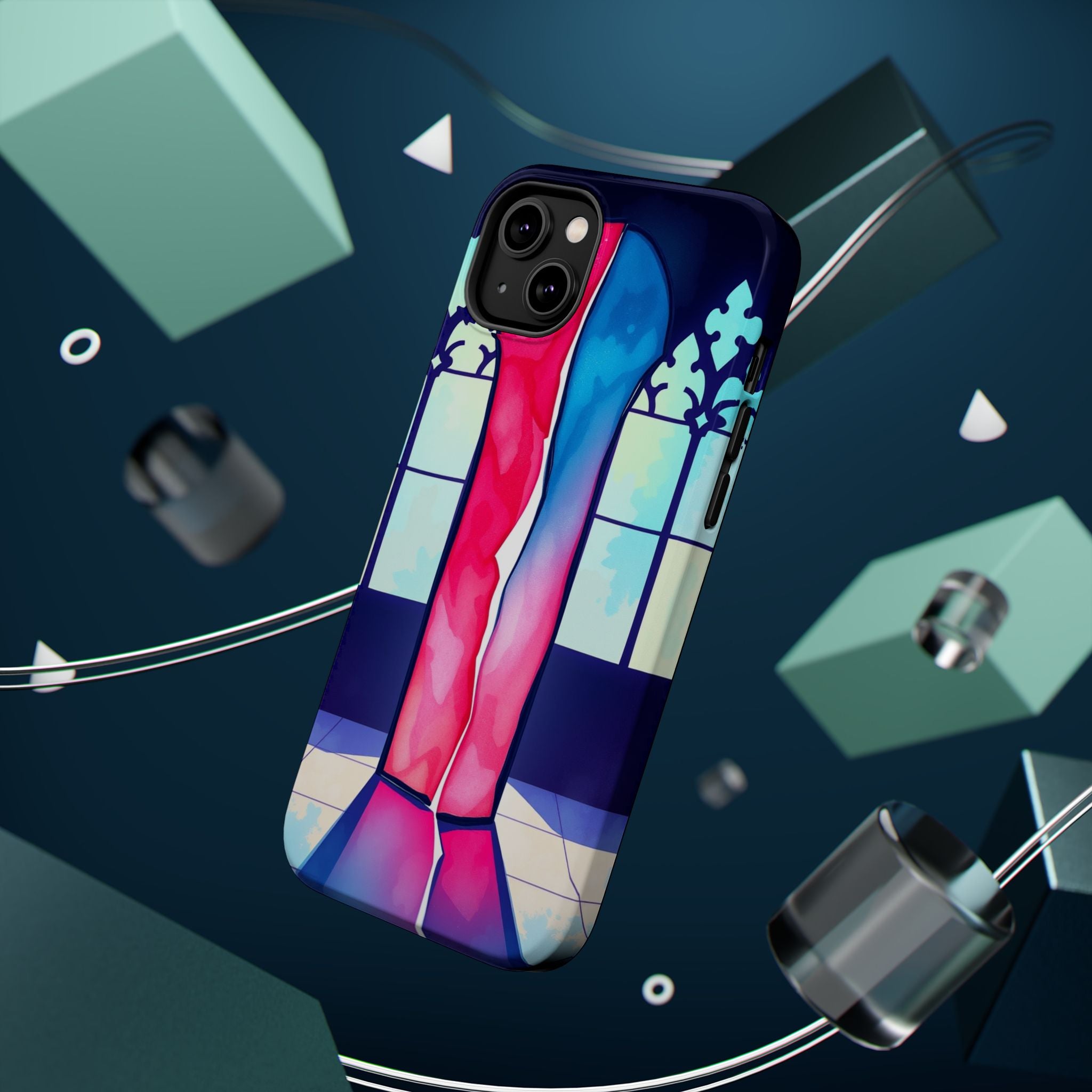 iPhone Stained Glass Break Electric Art Slim Everyday iPhone Designer · iPhone C