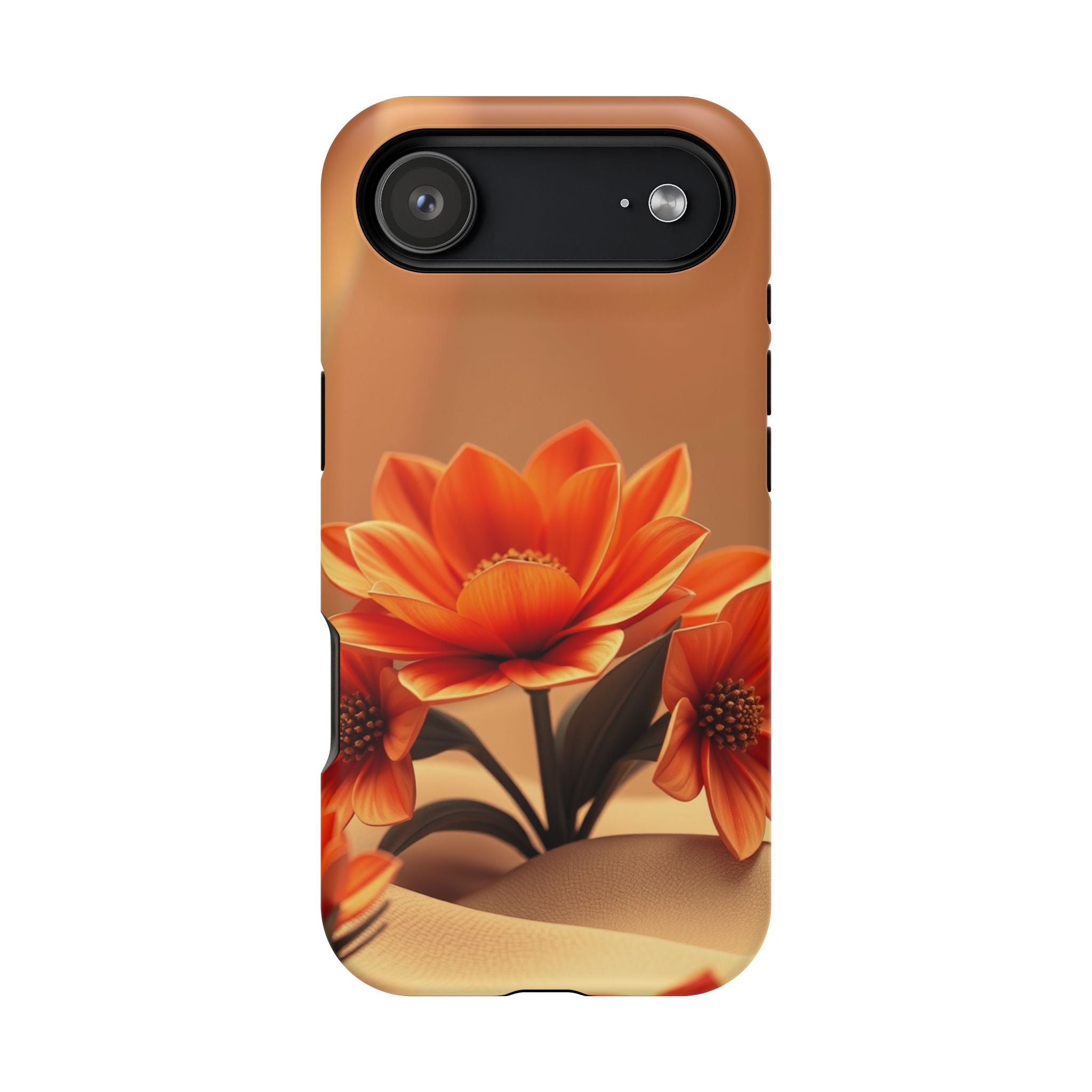 iPhone Floral Geometric 3D Digital Bold Modern Everyday Snap Case · iPhone Case