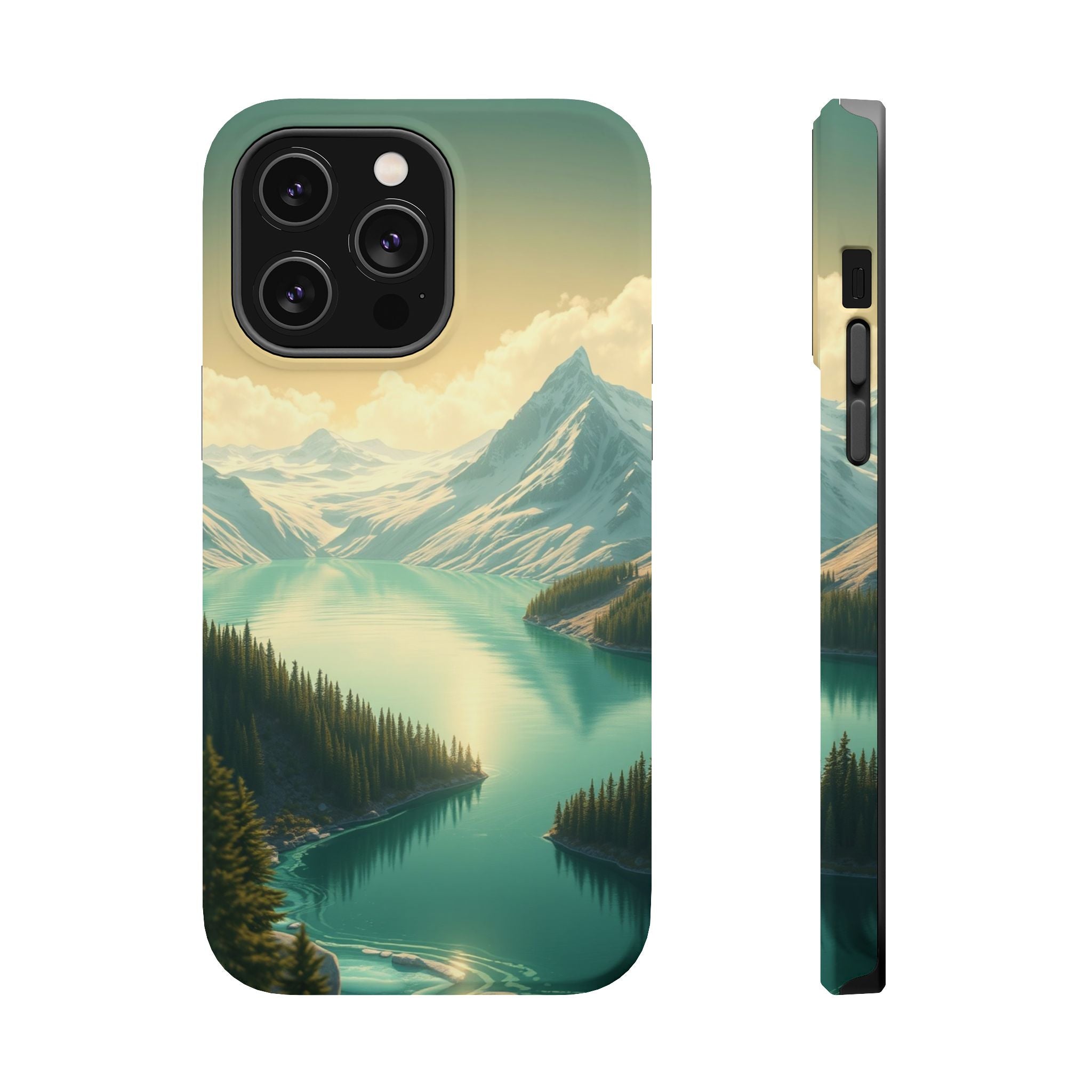 iPhone Glacier Lake Bold Art Slim Everyday Designer Case · iPhone Case