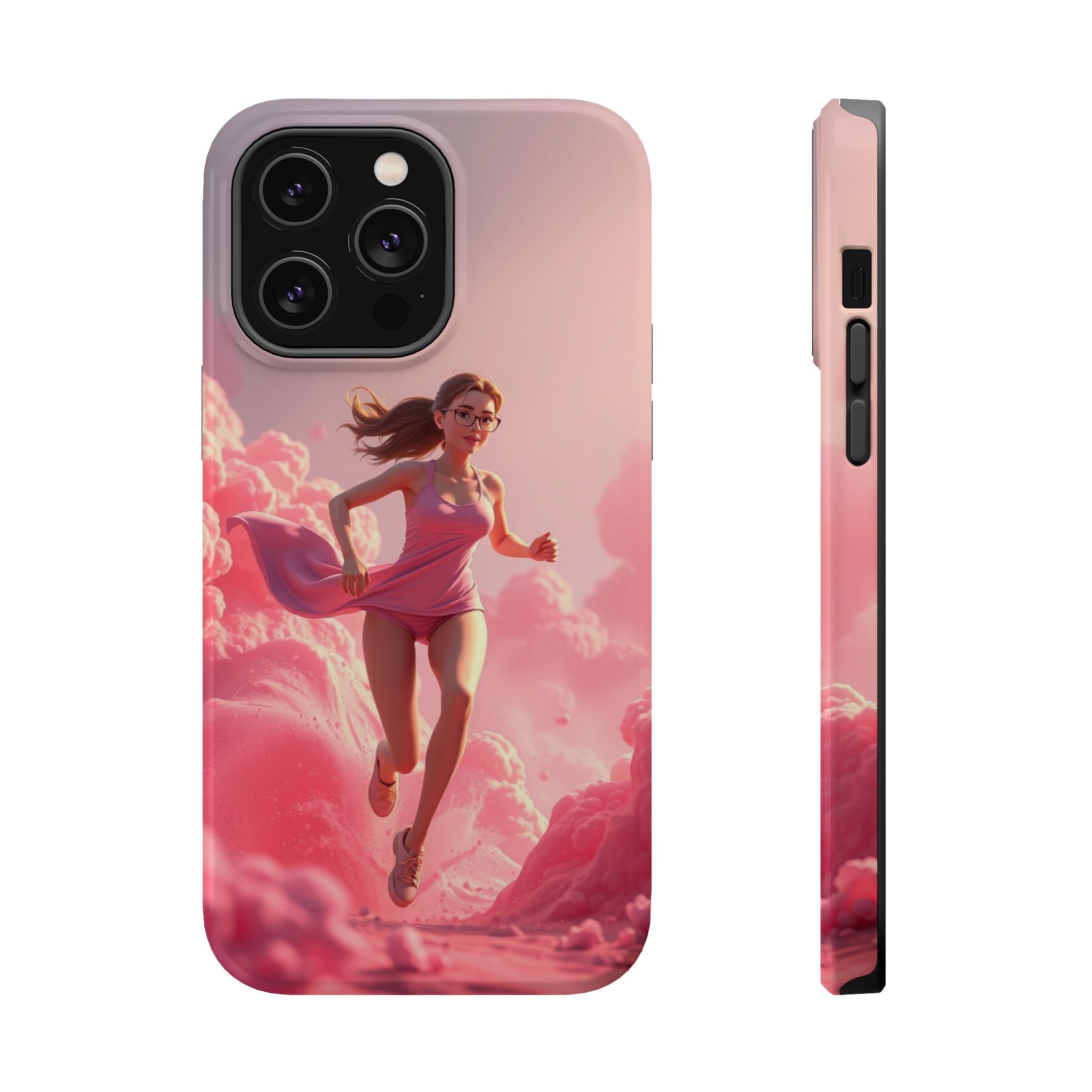 iPhone on Fumes 3D Digital Bold Modern Everyday Snap Case · iPhone Case