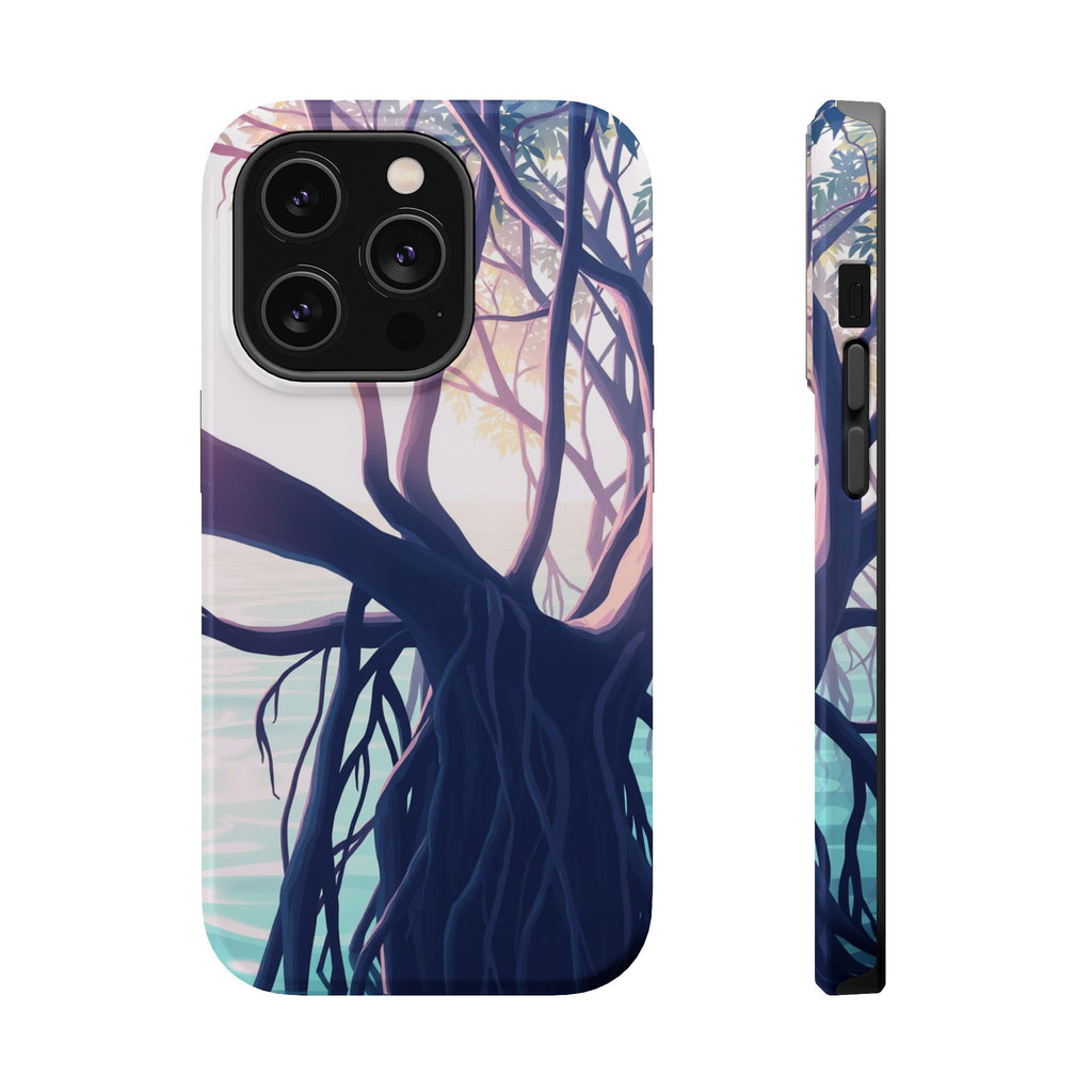 iPhone Mangrove Roots Holographic Iridescent Slim iPhone Everyday · iPhone Case