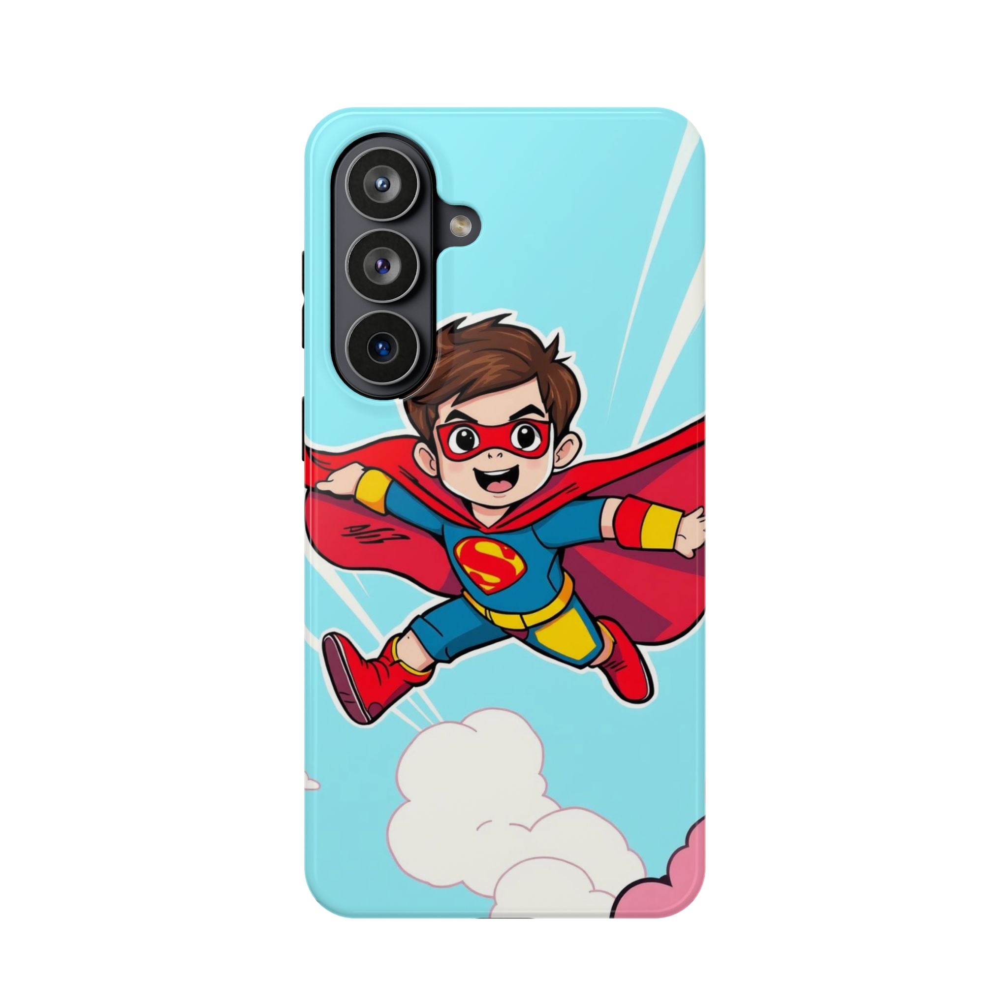 iPhone Kid Superhero Flying Kids Fun iPhone Phone Case Gift Slim · iPhone Case