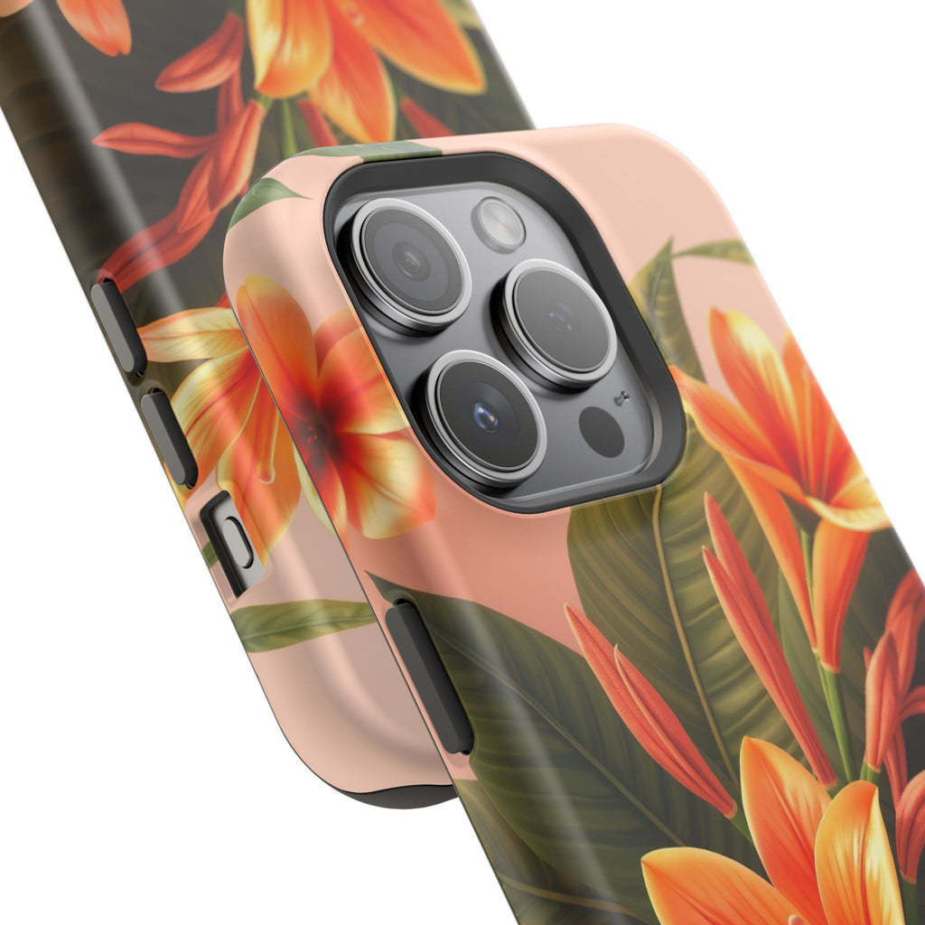 iPhone Tropical Bloom 3D Digital Bold Modern Everyday Snap Case · iPhone Case