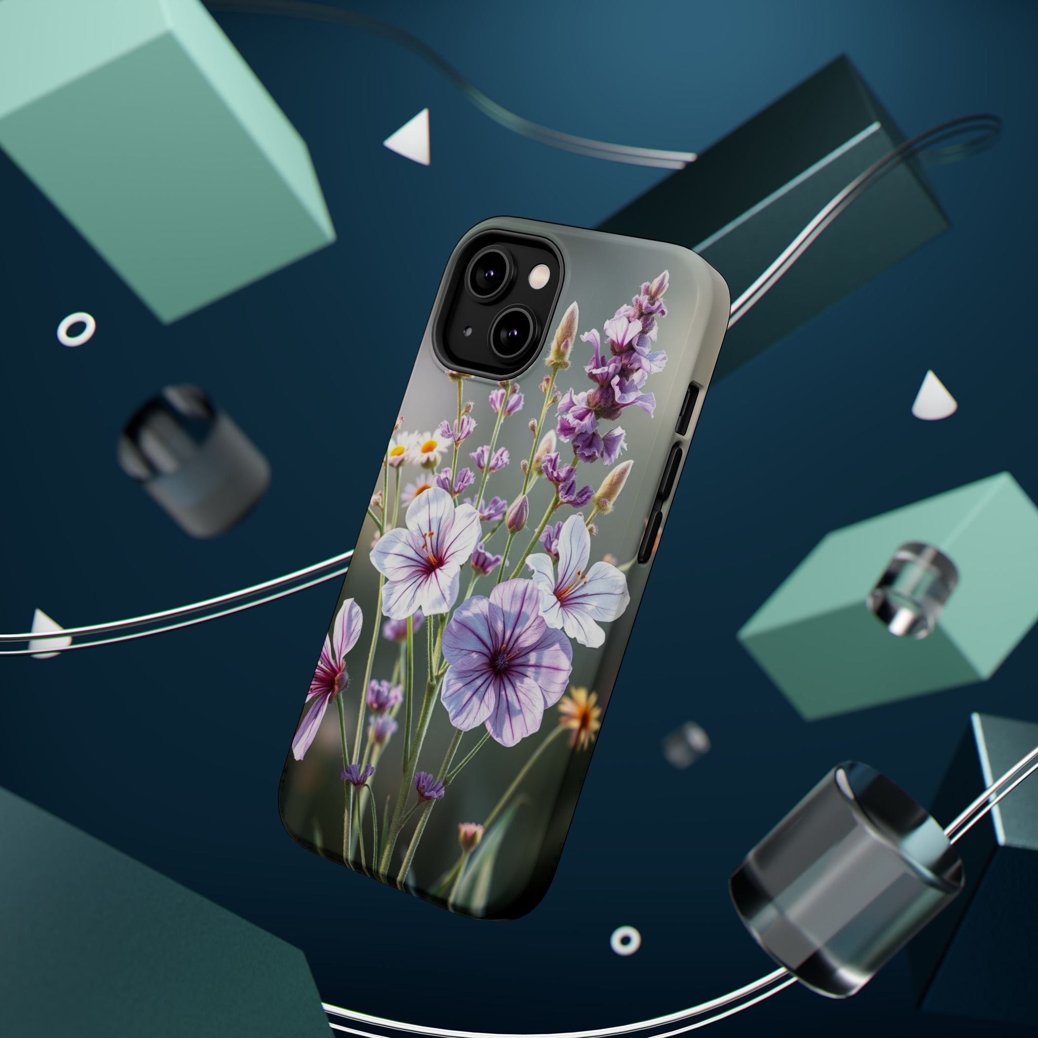 iPhone Wildflower Bunch Enchanted Art Slim Everyday Designer Case · iPhone Case