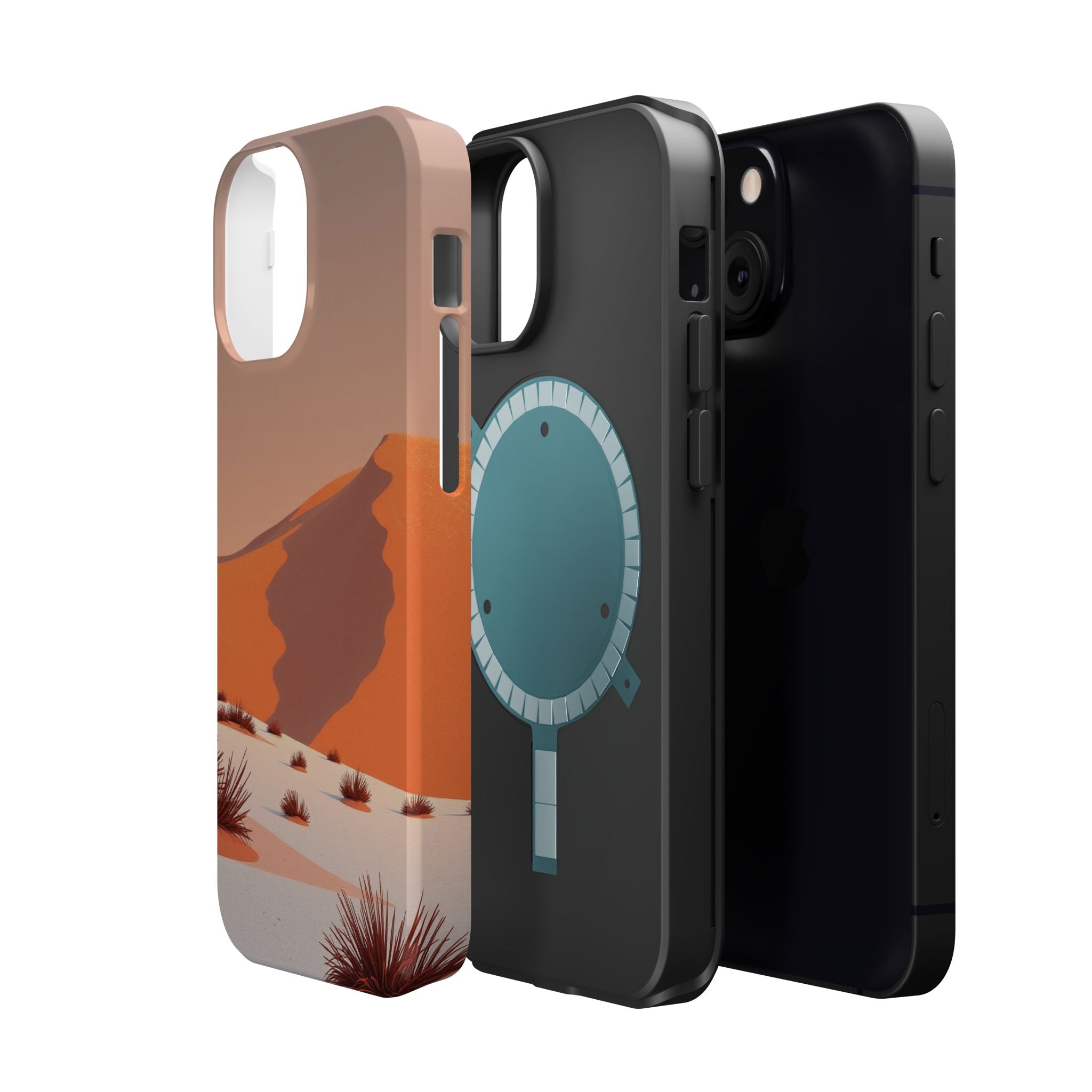 iPhone Burnt Orange And Sand Snow Field Slim Everyday iPhone Designer · iPhone C