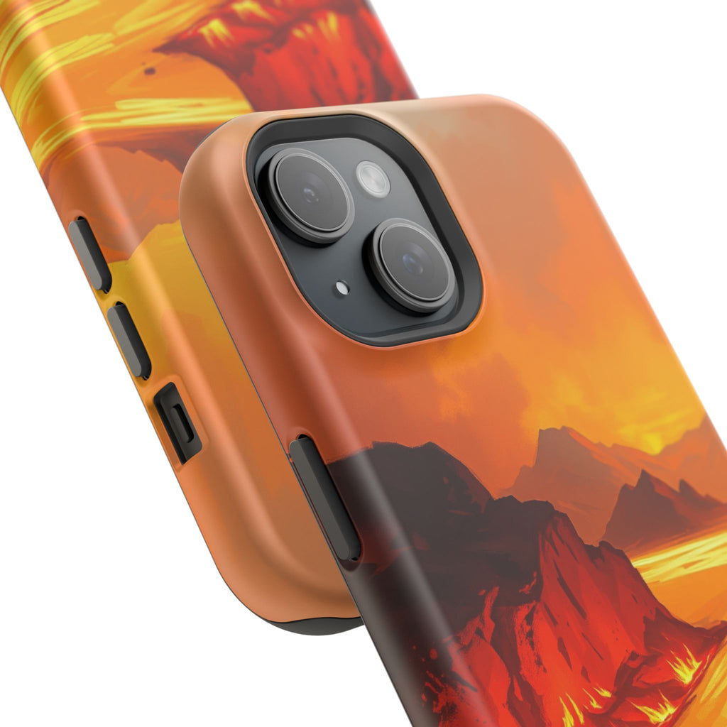 iPhone Burnt Orange And Sand Wildfire Glow Slim iPhone Everyday · iPhone Case