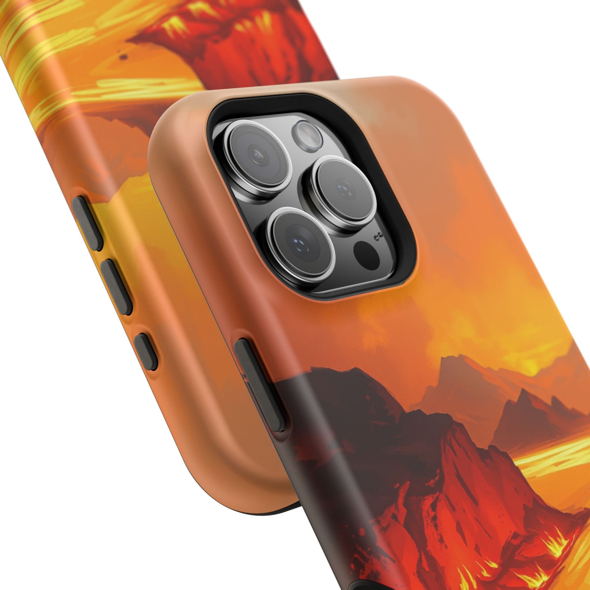 iPhone Burnt Orange And Sand Wildfire Glow Slim iPhone Everyday · iPhone Case