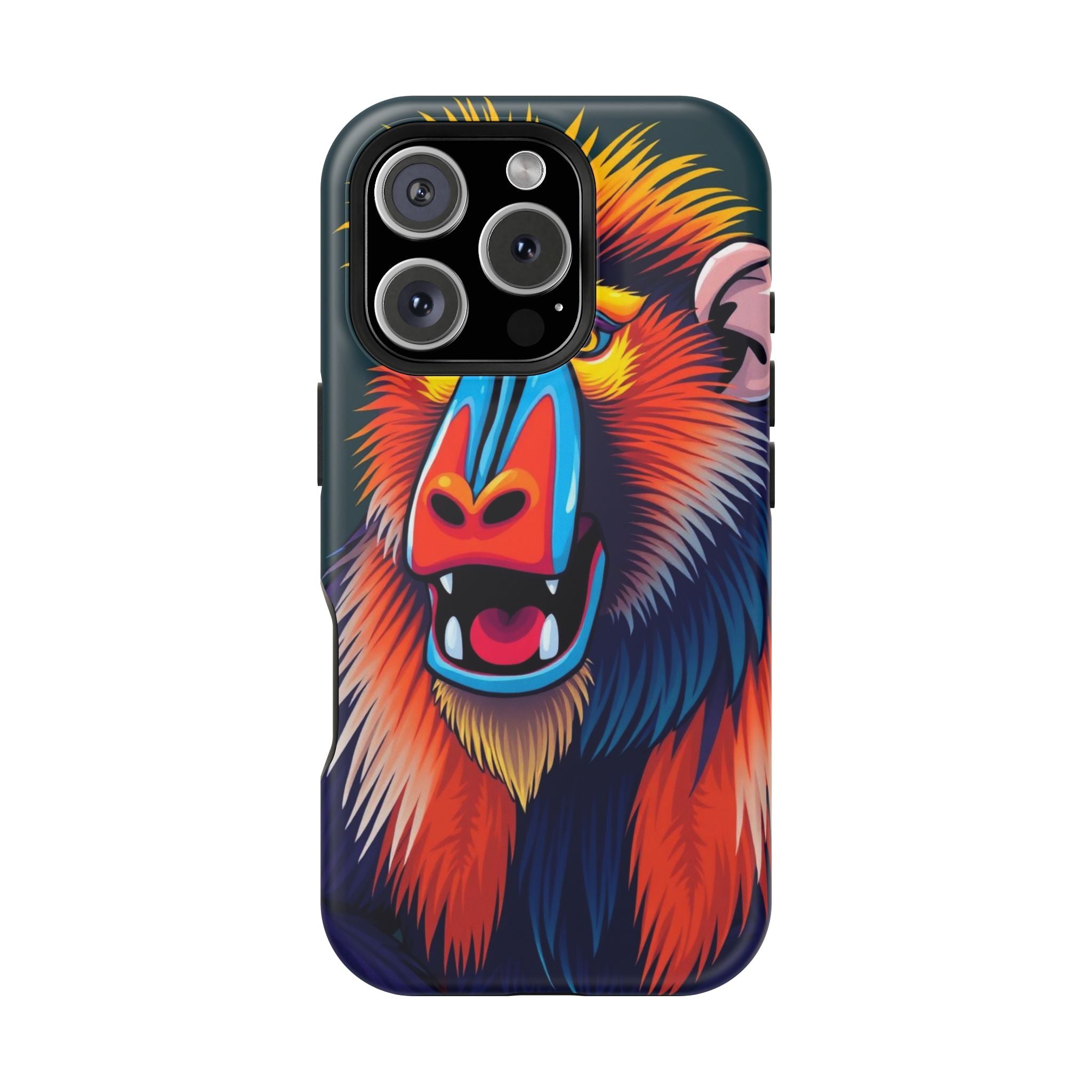 iPhone Mandrill Colorful Face Kids Fun iPhone Phone Case Gift Slim · iPhone Case