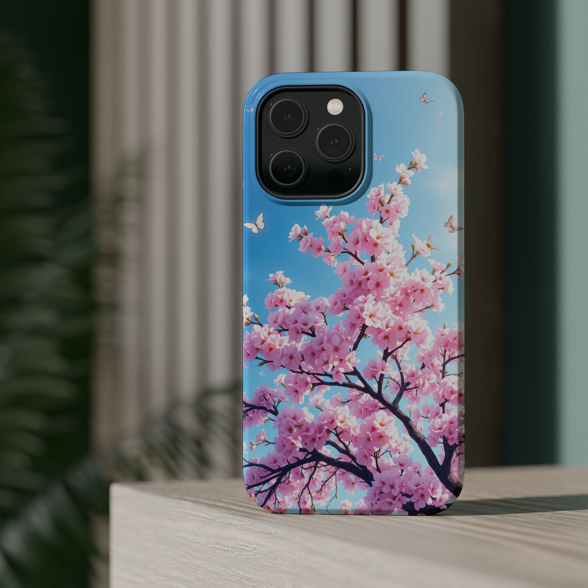 iPhone Cherry Blossom Floral Slim Everyday Designer Case · iPhone Case
