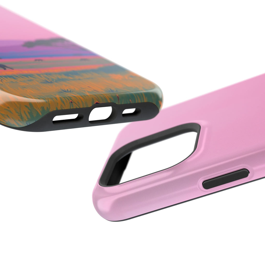 iPhone Savanna Horizon Electric Art Slim Everyday Designer Case · iPhone Case