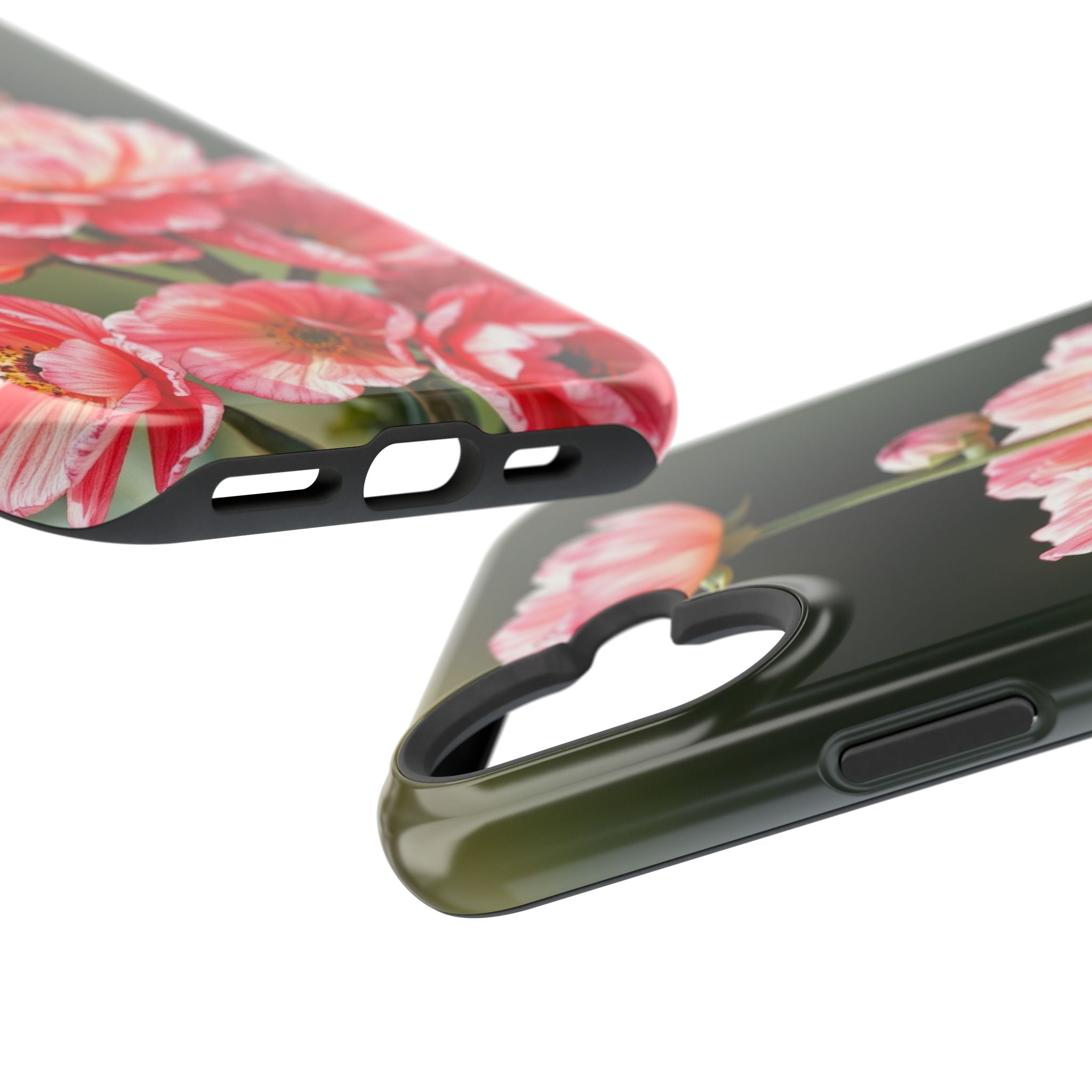 iPhone Ranunculus Stack Vibrant Watercolor Slim Snap Case · iPhone Case