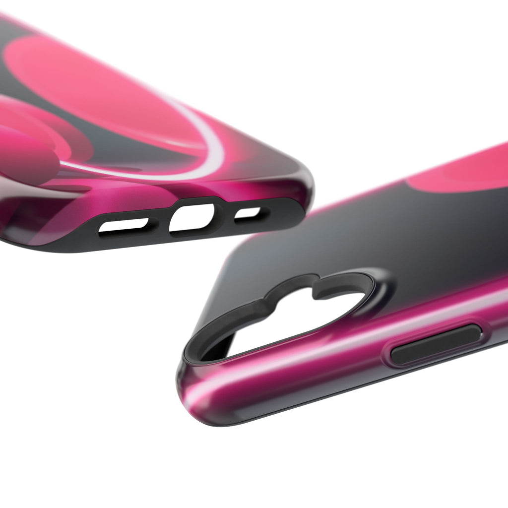 iPhone 1960s Mod Circles Neon Cyberpunk Slim Everyday Designer Case · iPhone Cas