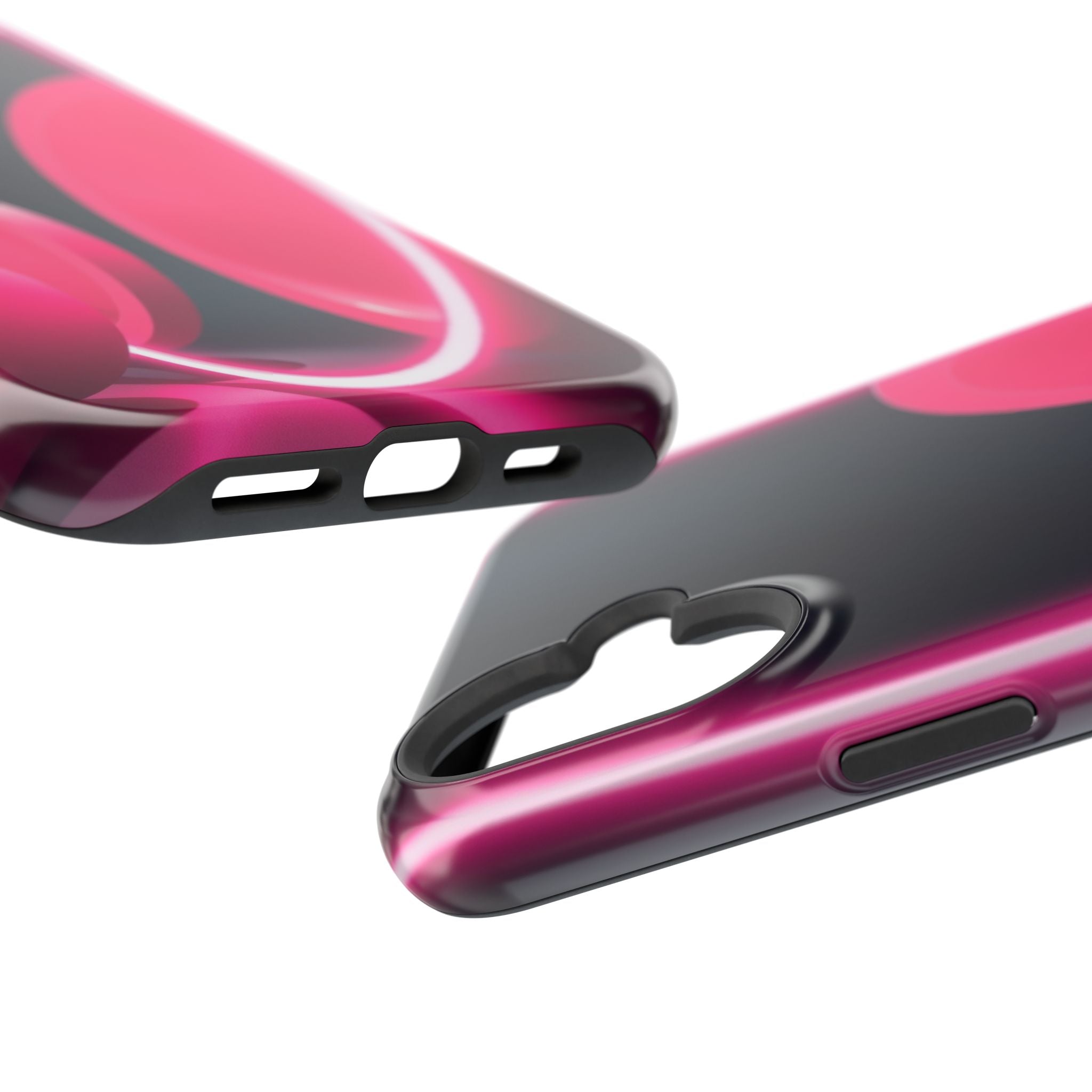 iPhone 1960s Mod Circles Neon Cyberpunk Slim Everyday Designer Case · iPhone Cas