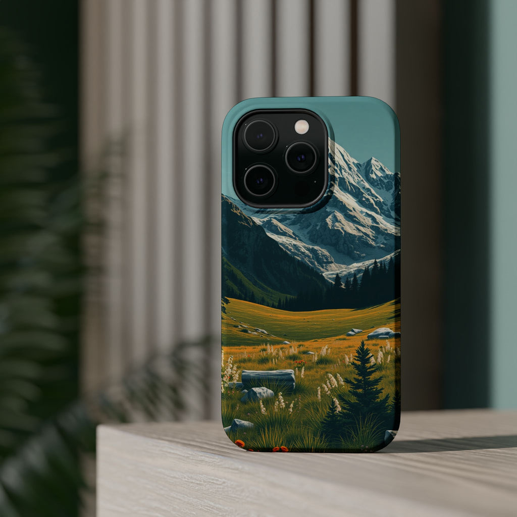iPhone Alpine Meadow Bold Art 19 Bold Modern Everyday Snap Case · iPhone Case