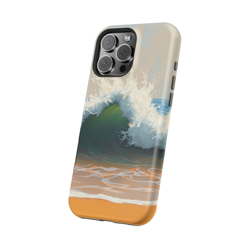 iPhone Radiant Ocean Wave Crash Design Slim Everyday Designer Case · iPhone Case