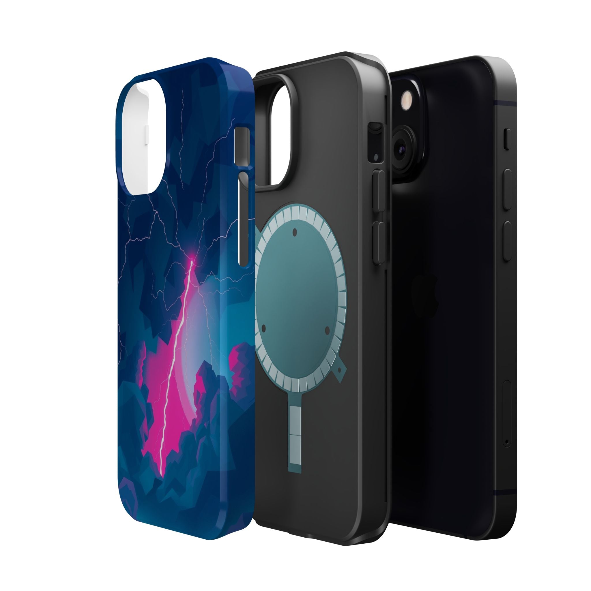 iPhone Thunderstorm Sky Abstract Geometric Slim iPhone Everyday · iPhone Case