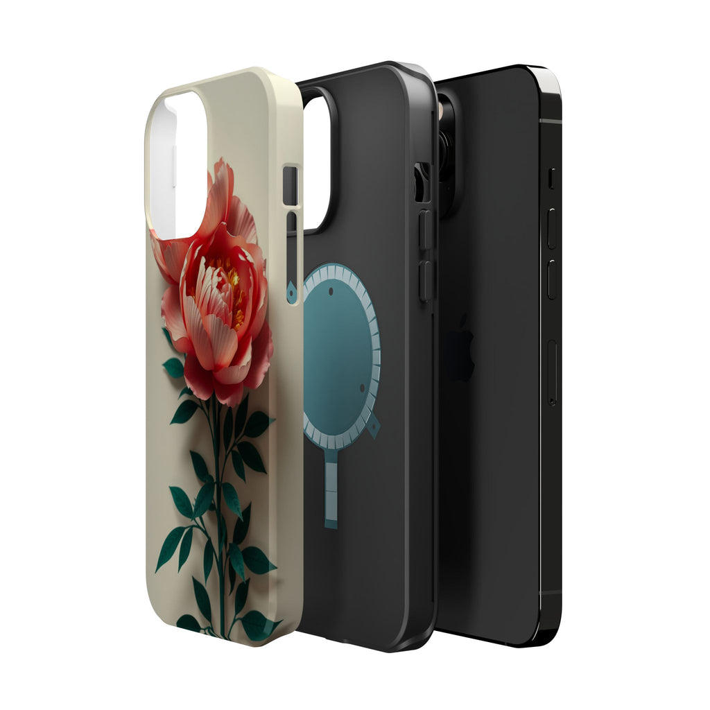 iPhone Emerald Green And Gold Peony Bouquet Slim iPhone Everyday · iPhone Case