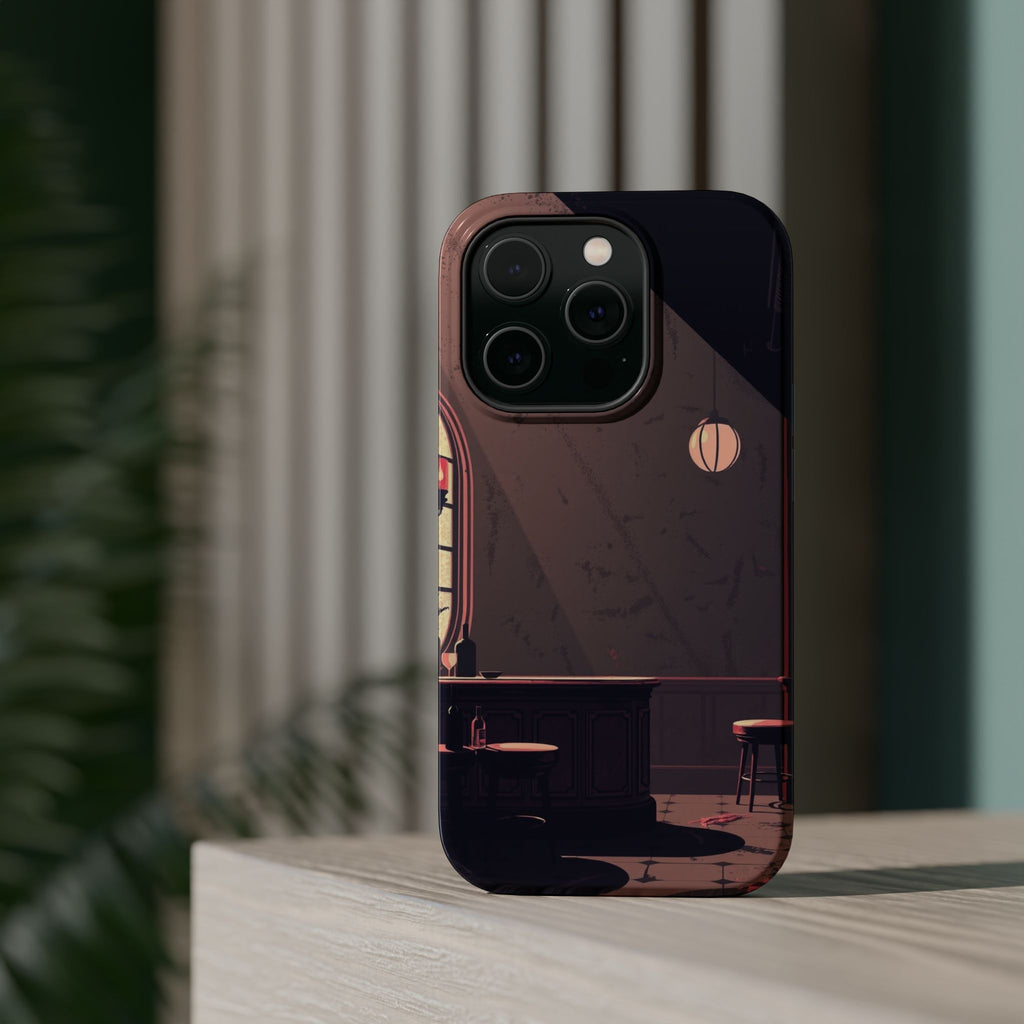 iPhone Speakeasy Dark Grunge Distressed Slim Everyday Designer Case · iPhone Cas