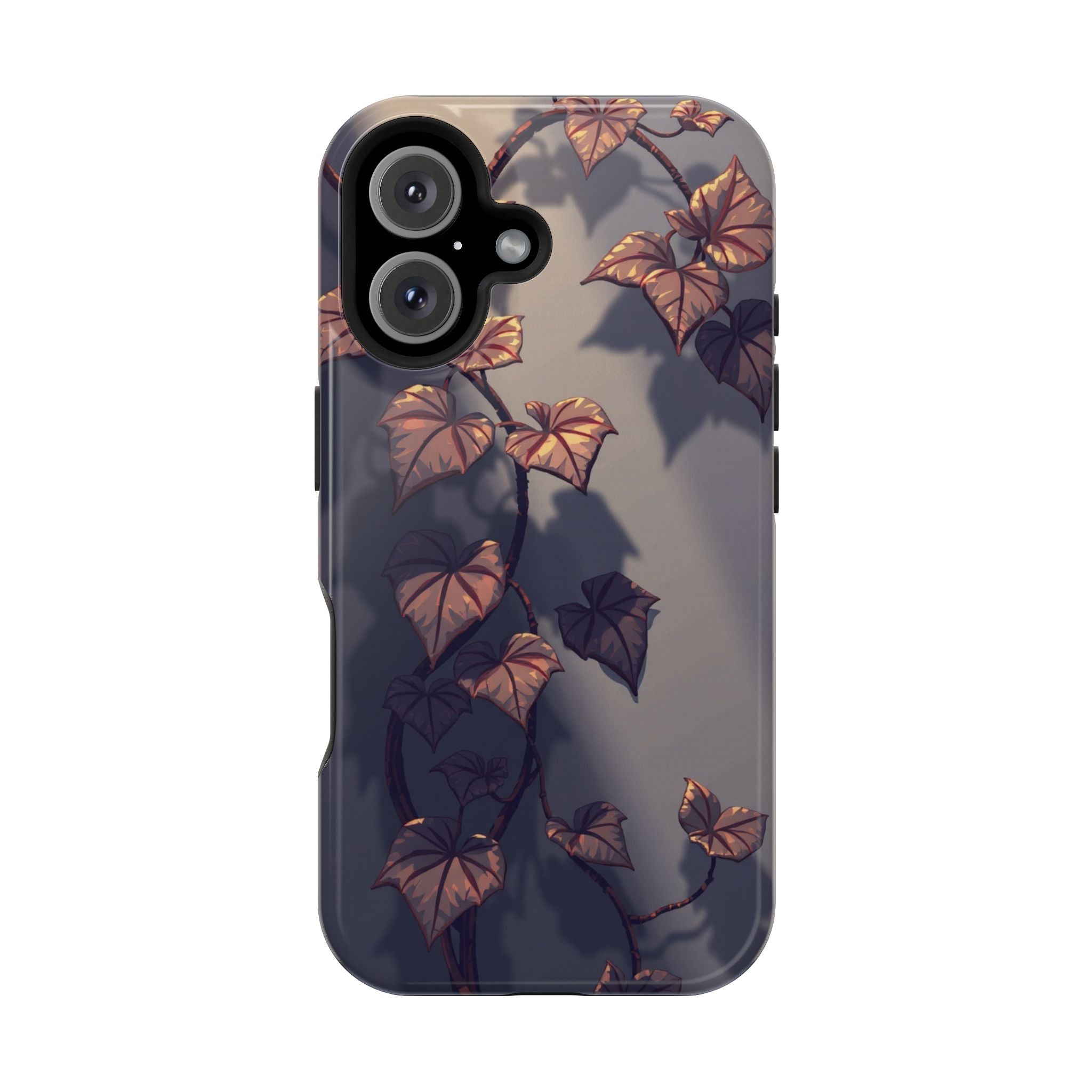 iPhone Charcoal And Copper Art Nouveau Vine Soft iPhone 13 Finish · iPhone Case