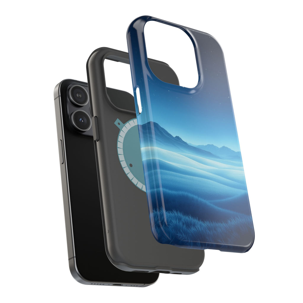 iPhone Midnight Blue And Silver Tundra Expanse Clean iPhone 17 Minimal · iPhone