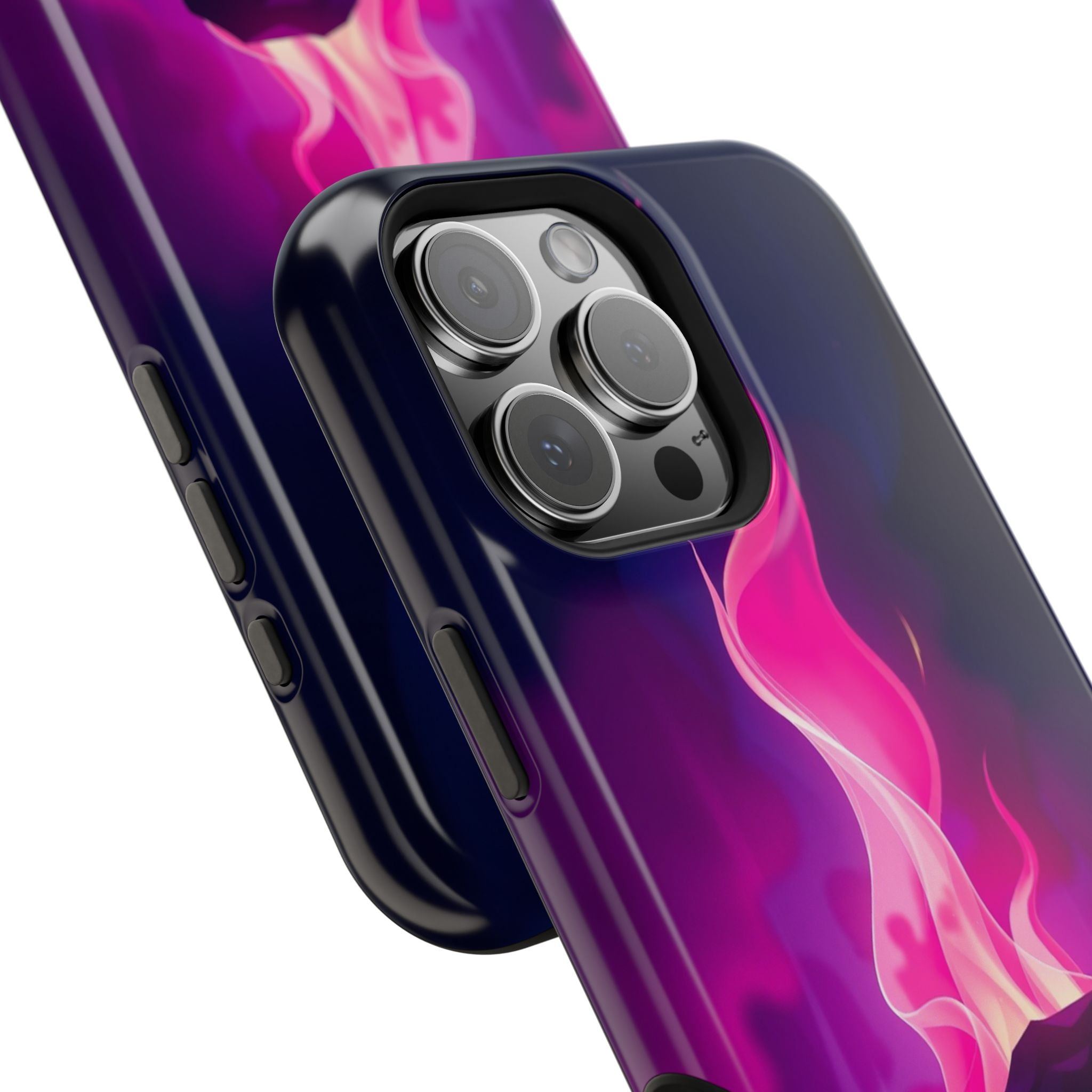 iPhone Cyan And Magenta Wildfire Glow Slim Everyday Designer Case · iPhone Case