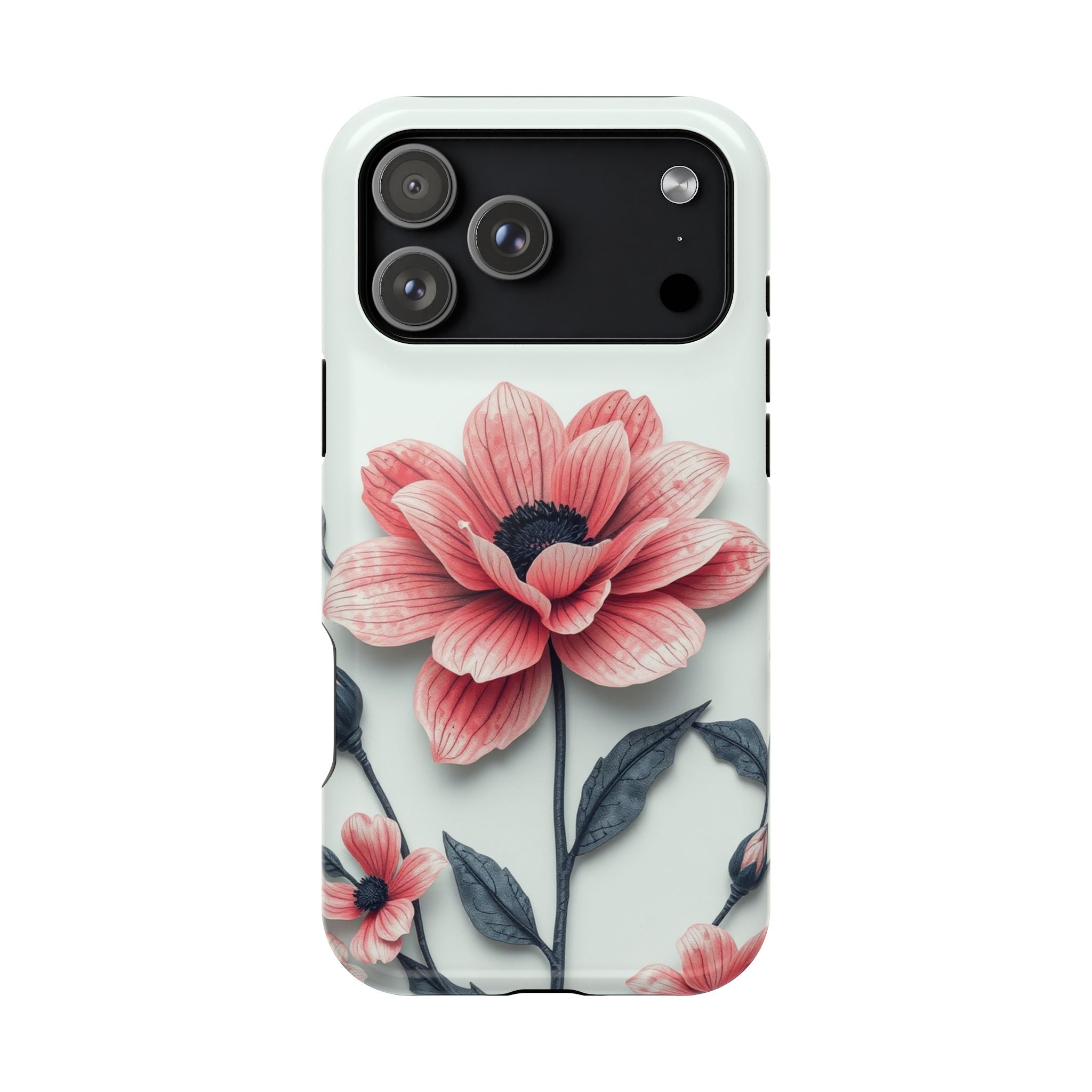 iPhone Dreamy Floral Ink Wash Design Slim Everyday iPhone 12 Designer · iPhone C