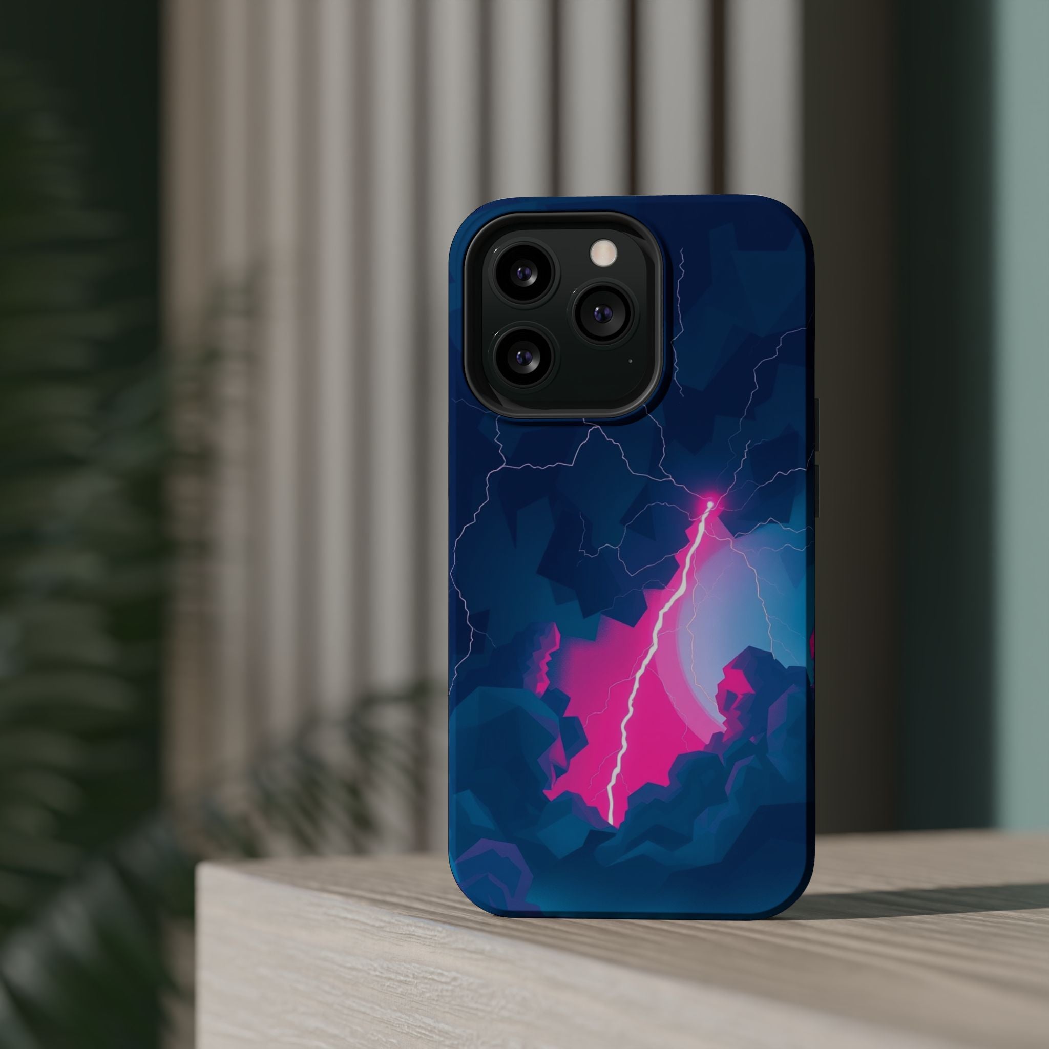 iPhone Thunderstorm Sky Abstract Geometric Slim iPhone Everyday · iPhone Case