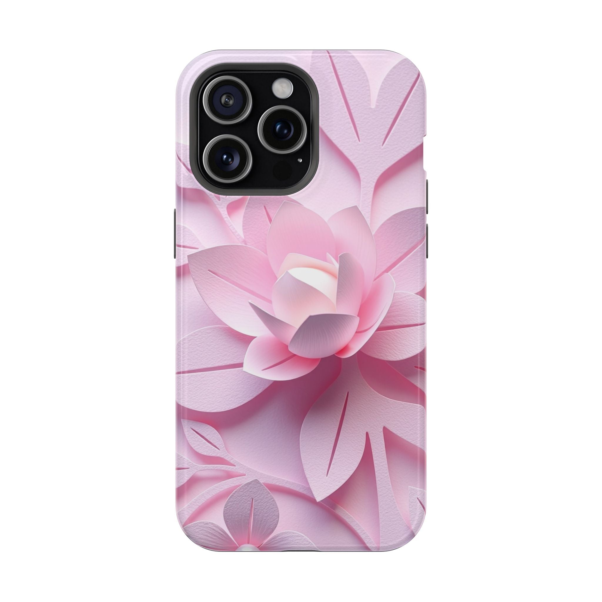 iPhone Floral Geometric Paper Cut Art Slim Everyday Designer Case · iPhone Case