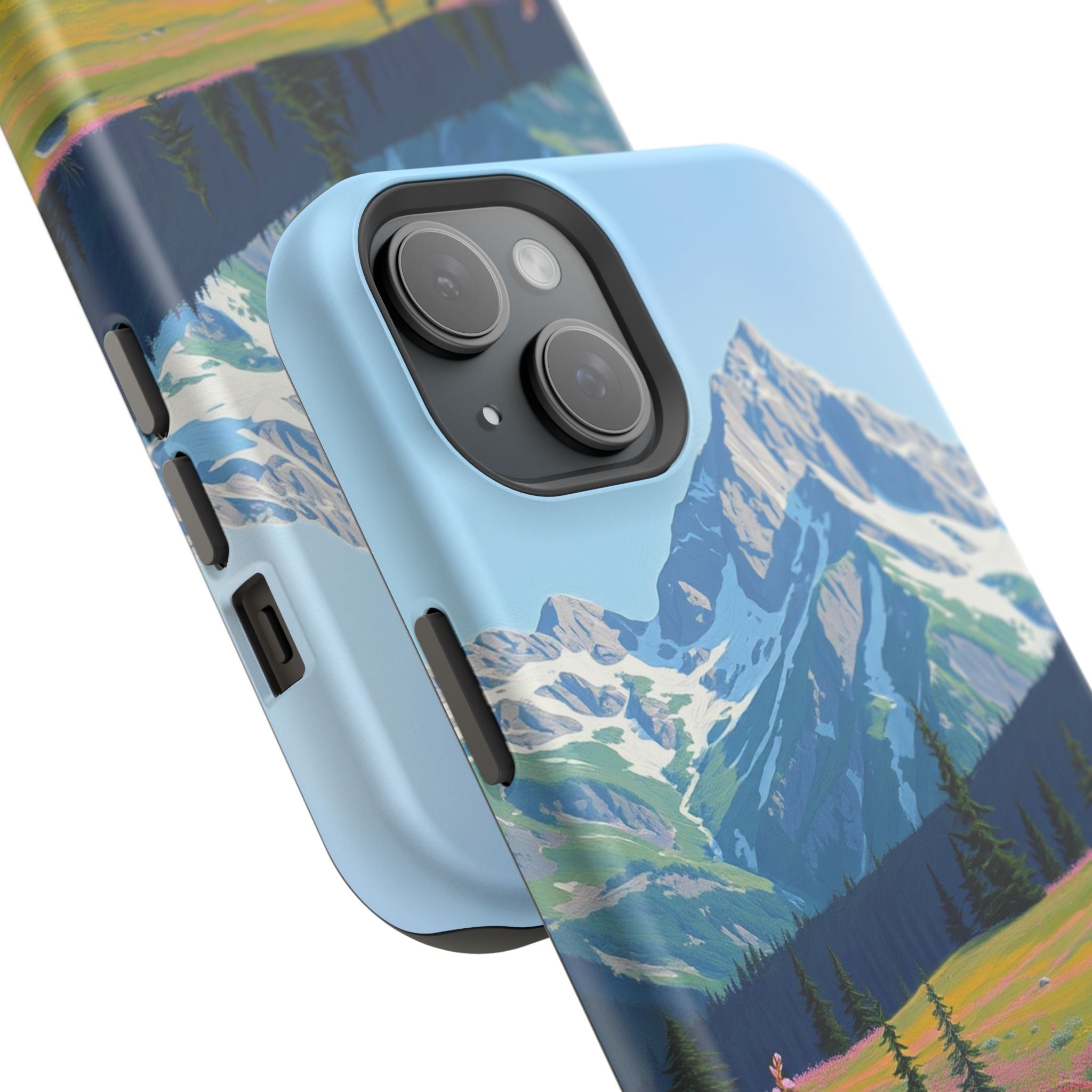 iPhone Earthy Alpine Meadow Design Bold Modern Everyday Snap Case · iPhone Case