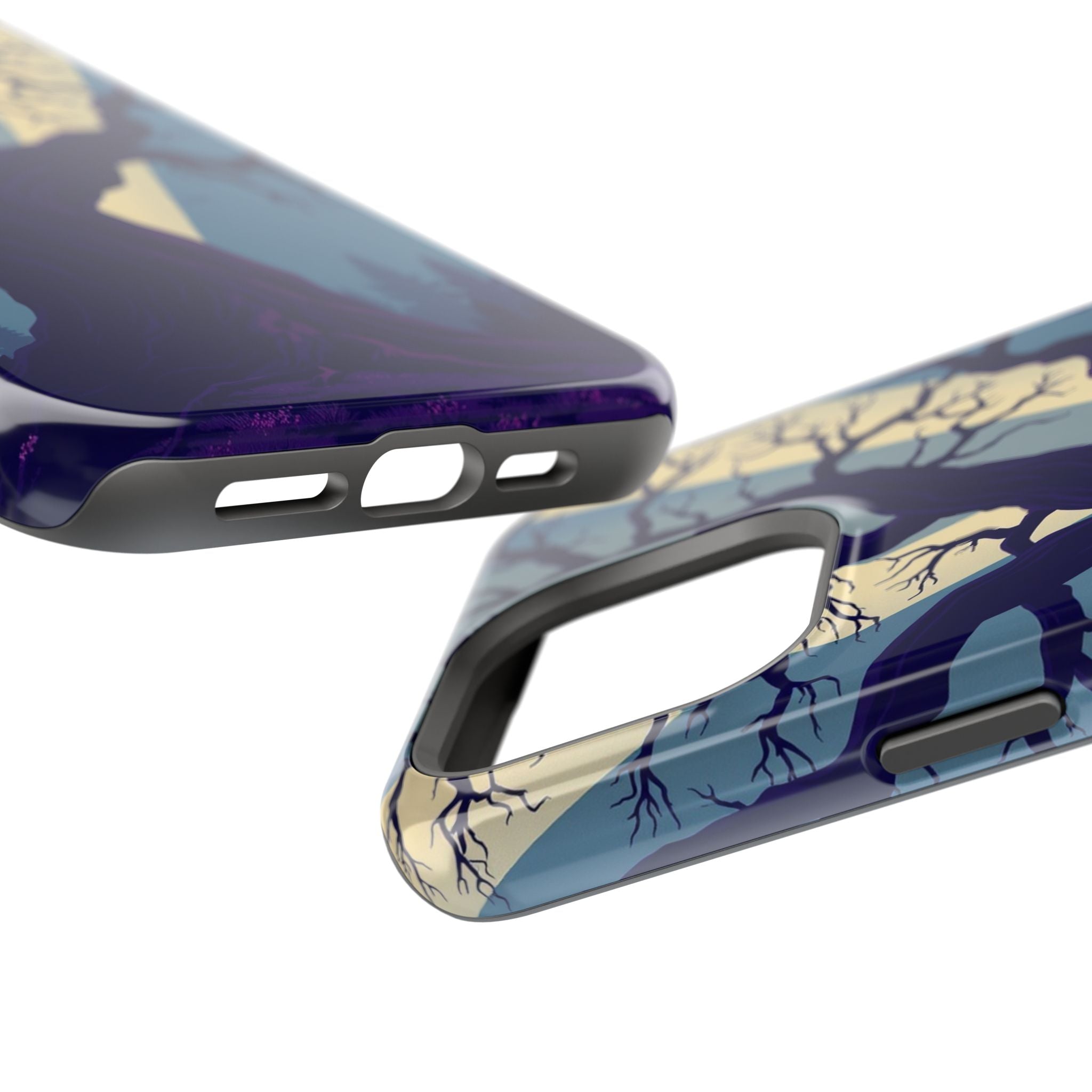 iPhone Twisted Tree Vintage Retro Poster Slim Everyday Designer Case · iPhone Ca