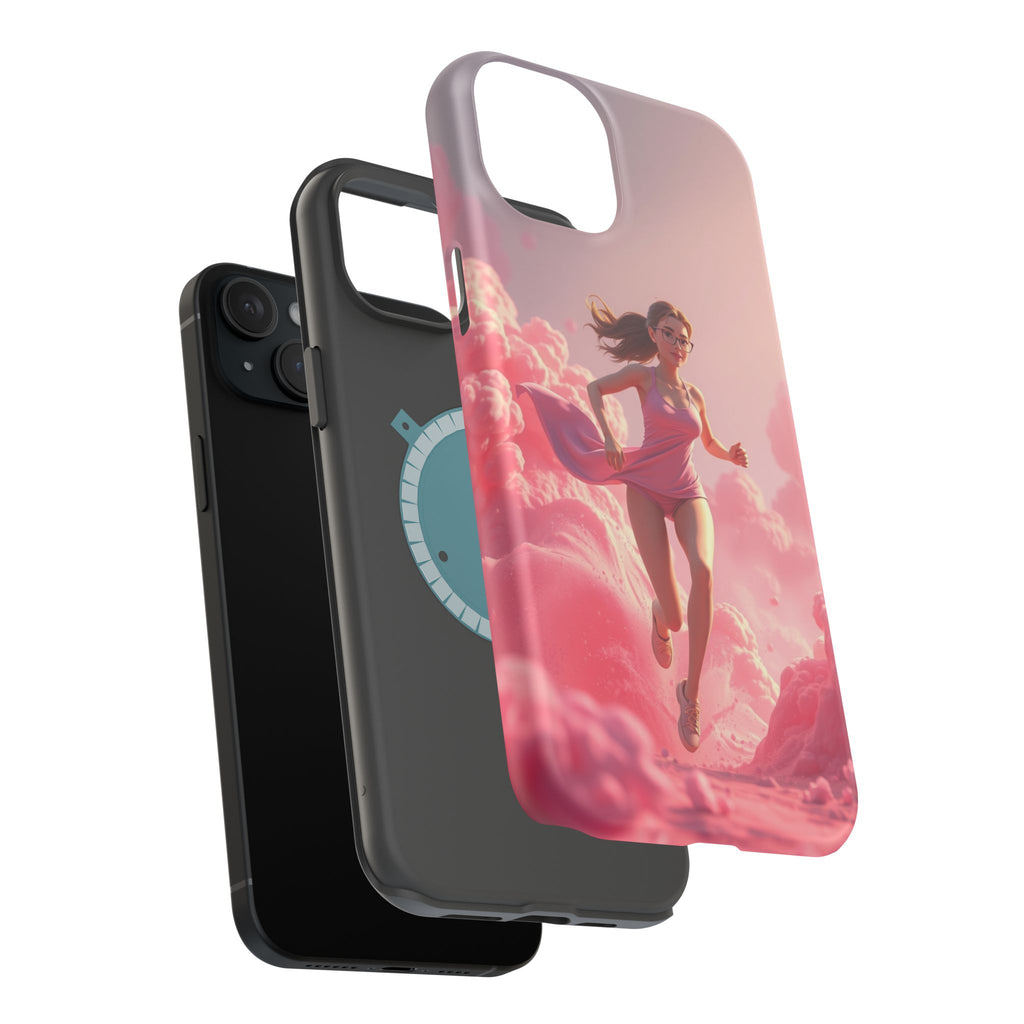 iPhone on Fumes 3D Digital Bold Modern Everyday Snap Case · iPhone Case