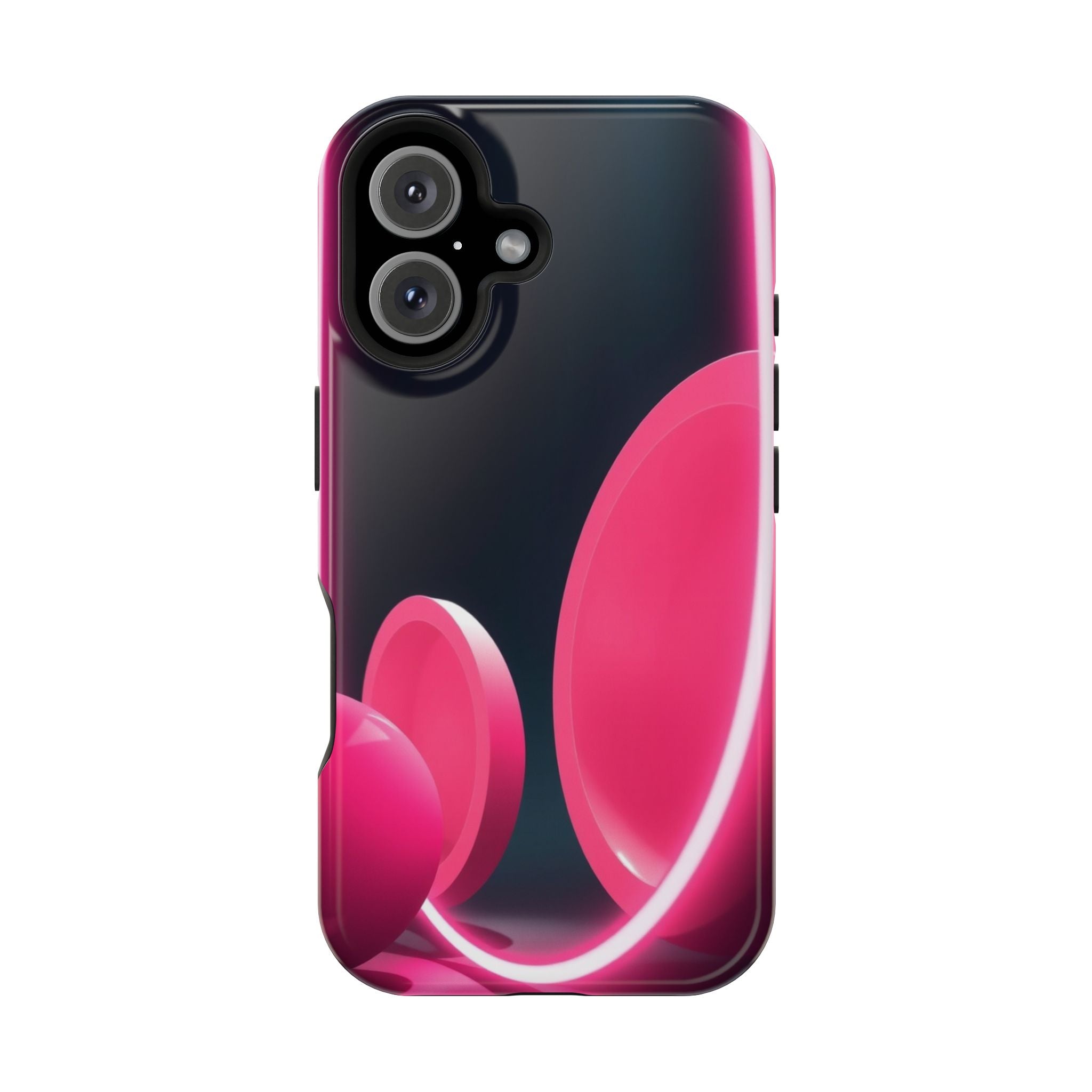 iPhone 1960s Mod Circles Neon Cyberpunk Slim Everyday Designer Case · iPhone Cas