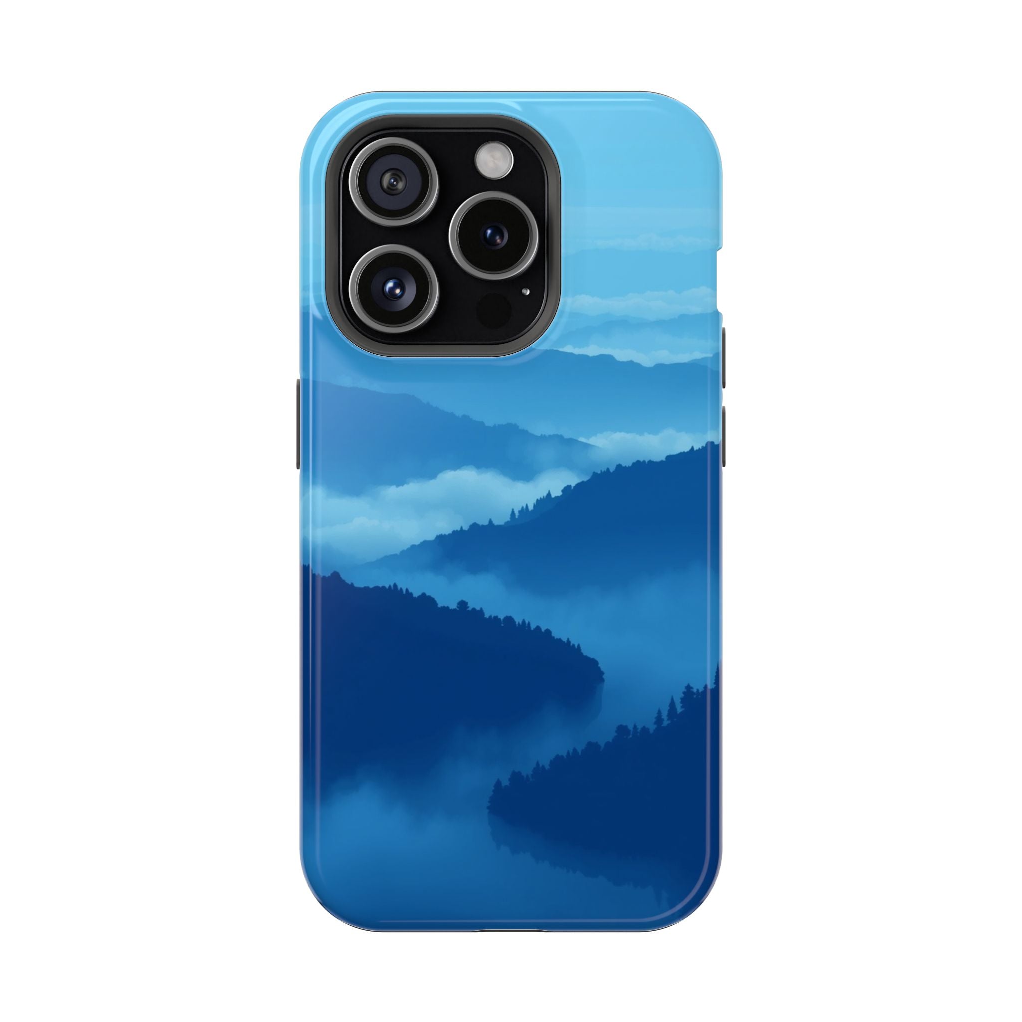 iPhone Fog Rolling Over Hills Pixel Art -Bit Slim iPhone Everyday · iPhone Case