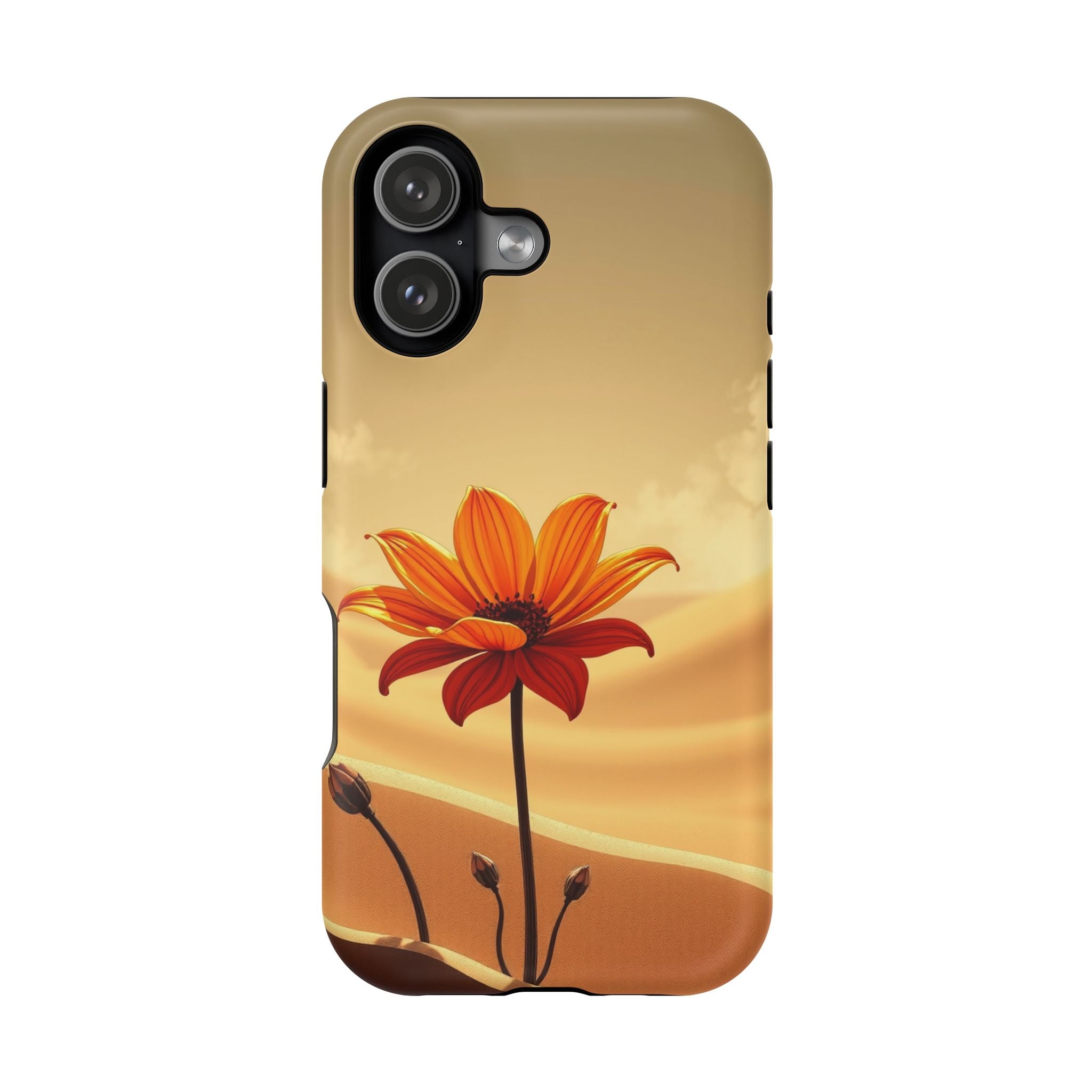 iPhone Neon Floral Dark Gothic Ink Bold Modern Everyday Snap Case · iPhone Case
