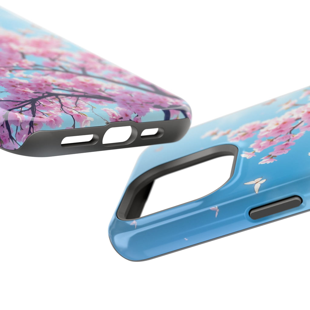 iPhone Cherry Blossom Floral Slim Everyday Designer Case · iPhone Case