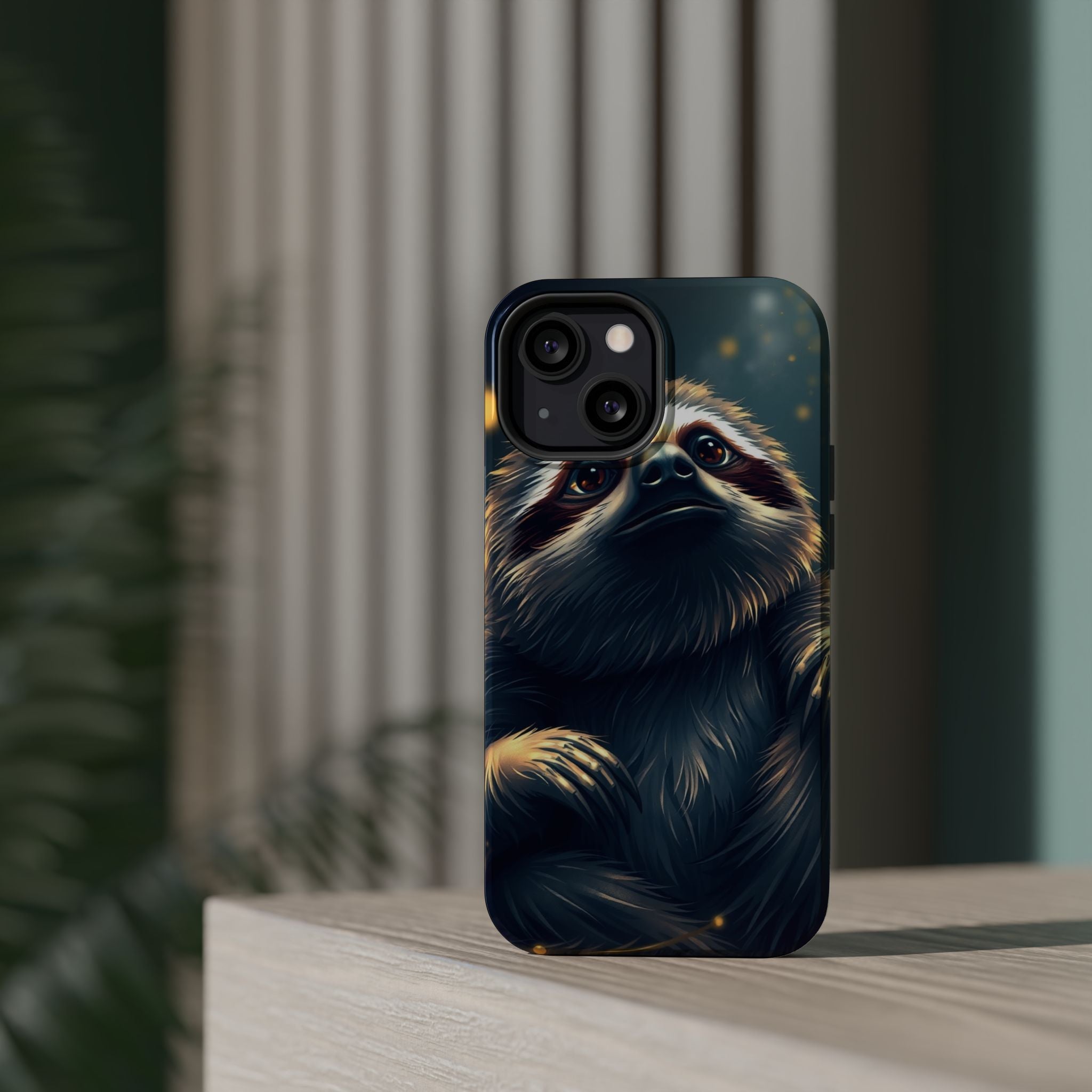 iPhone Vibrant Cozy Sloth Mode Design Slim Everyday Designer Case · iPhone Case