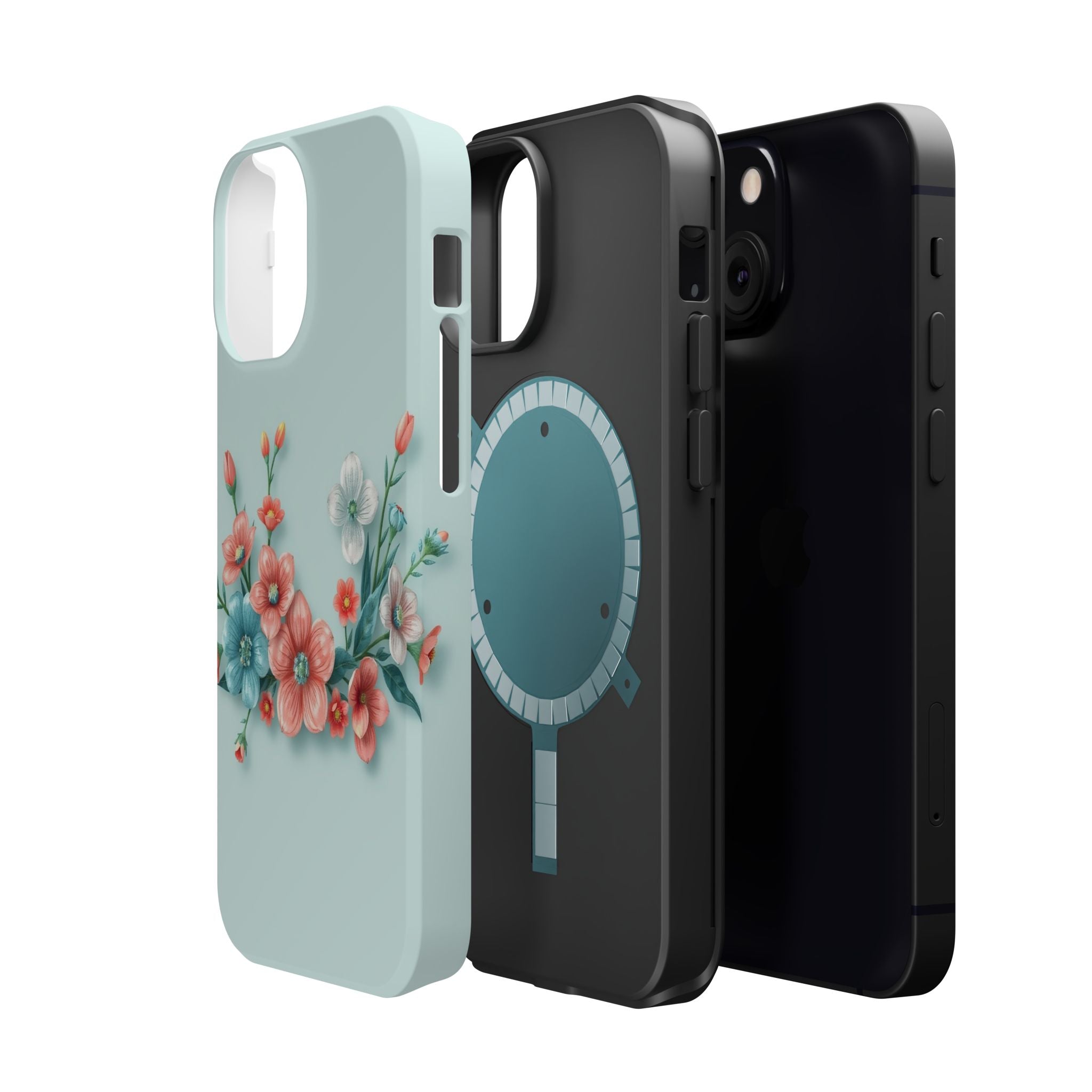 iPhone Serene Floral Crown Design Bold Modern Everyday Snap Case · iPhone Case