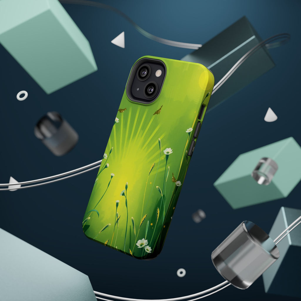 iPhone Spring Meadow Cinematic Art Bold Modern Everyday Snap Case · iPhone Case