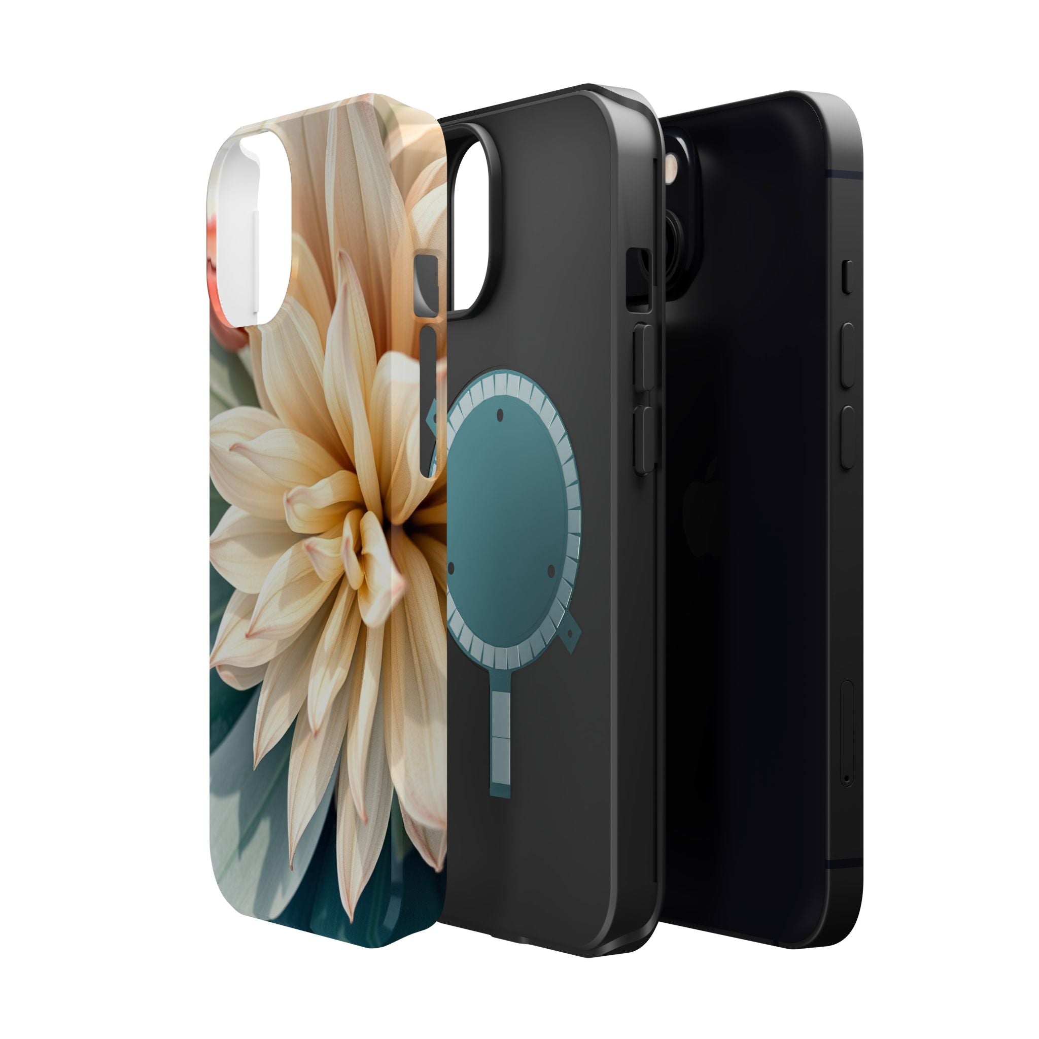 iPhone Neon Floral Radiant Design Clean Minimal Snap Case · iPhone Case
